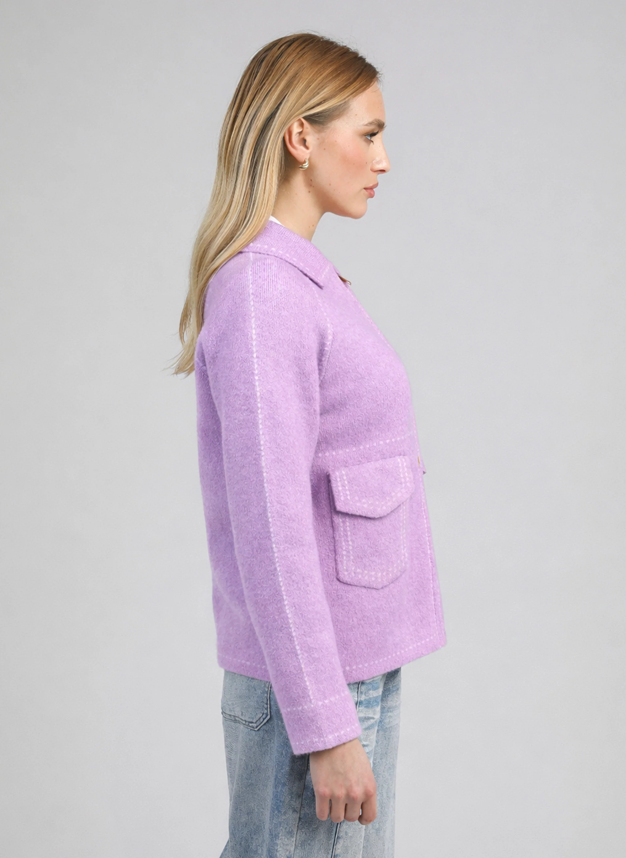 GILET NIBA lilas - Image 3