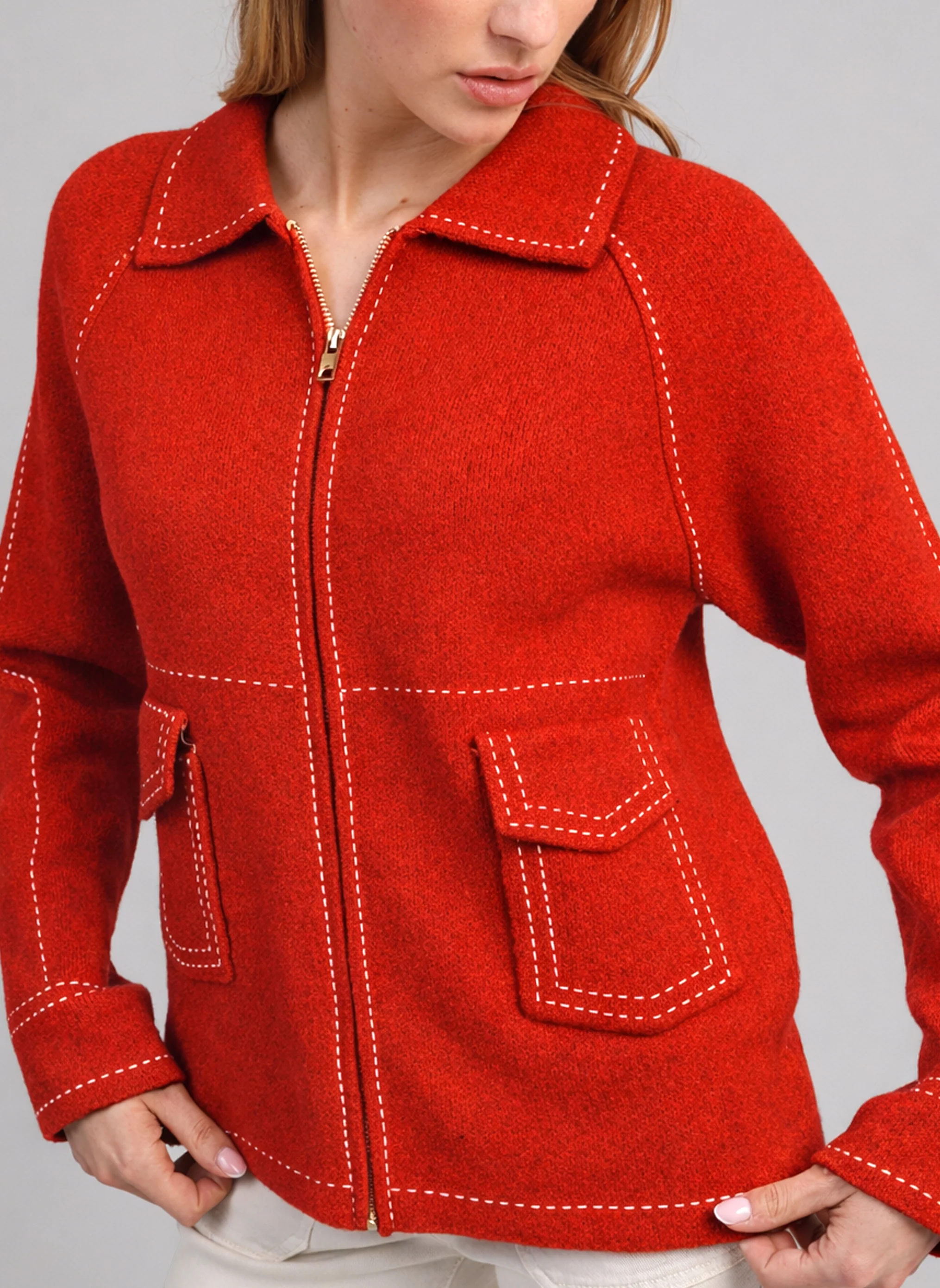 GILET NIBA rouge - Image 2