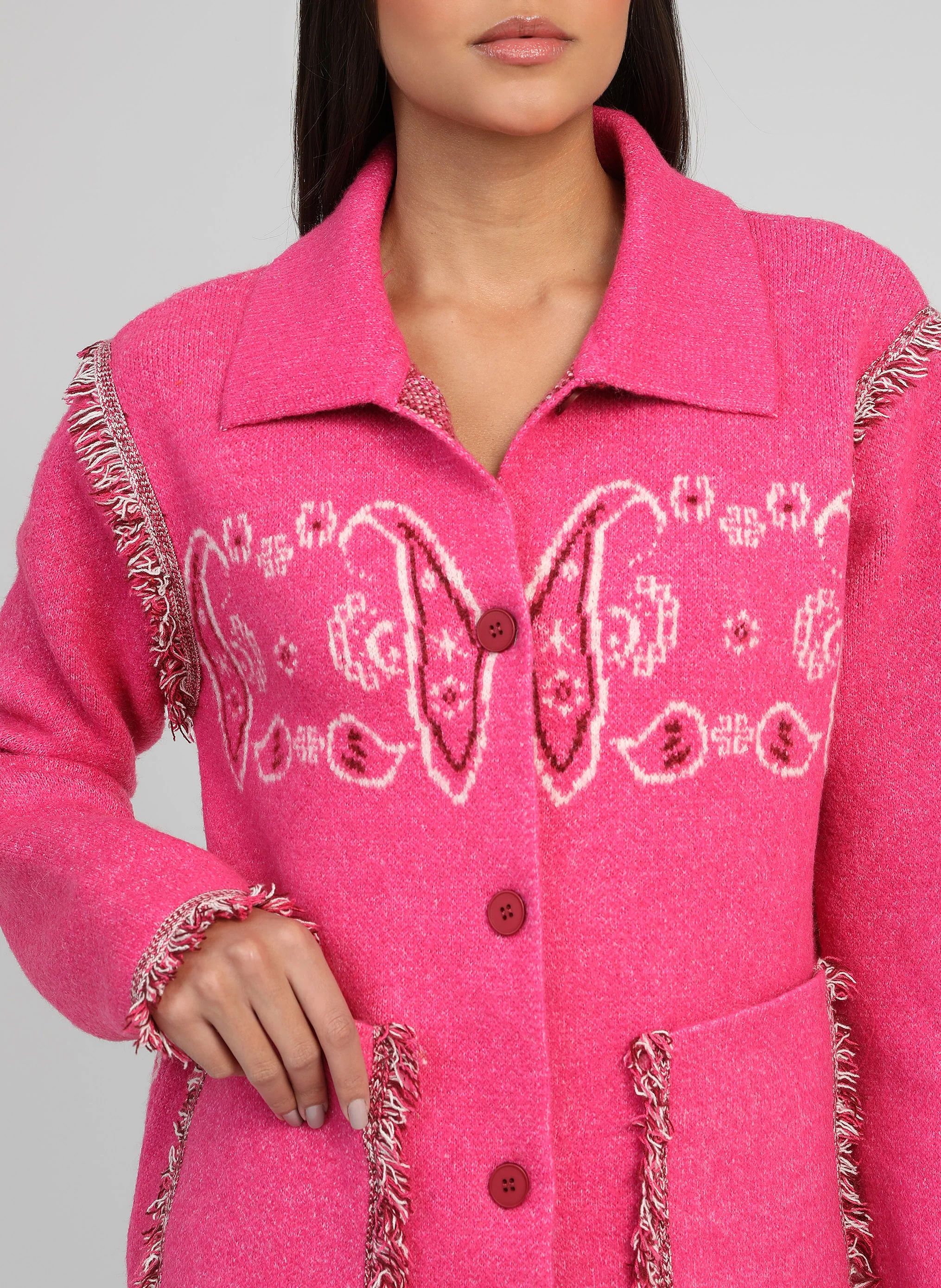 GILET NISANI fushia - Image 2