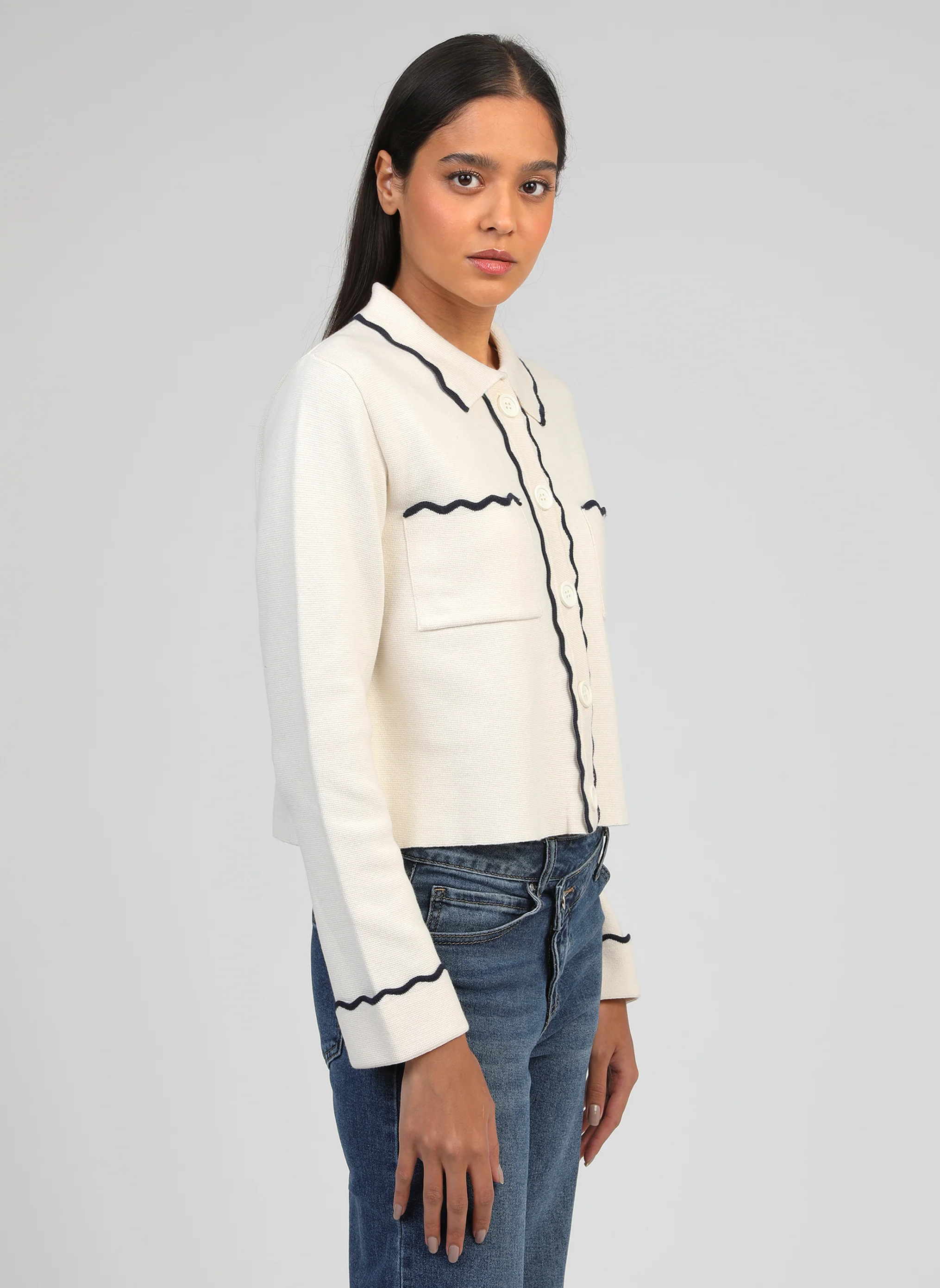 GILET VALIANO ecru - Image 3