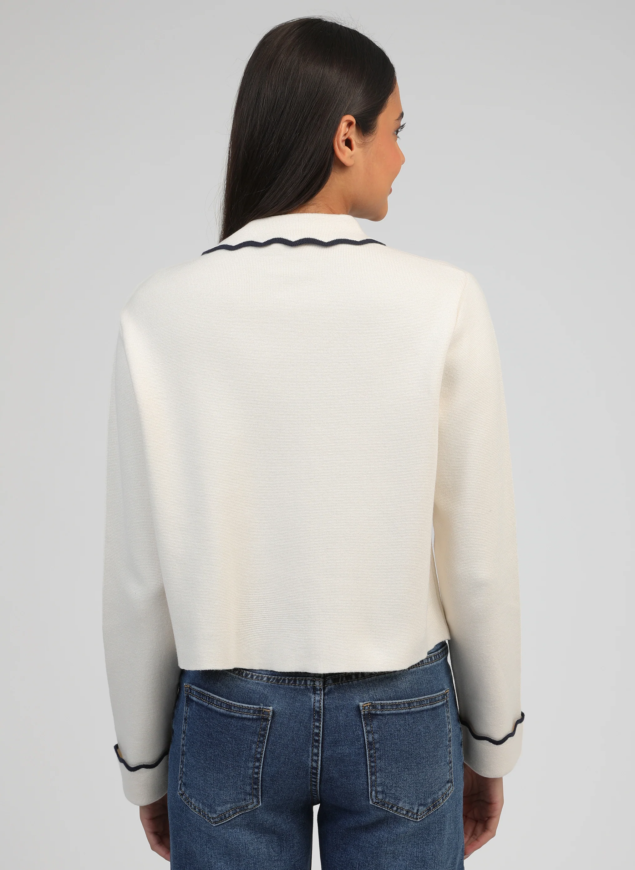 GILET VALIANO ecru - Image 4