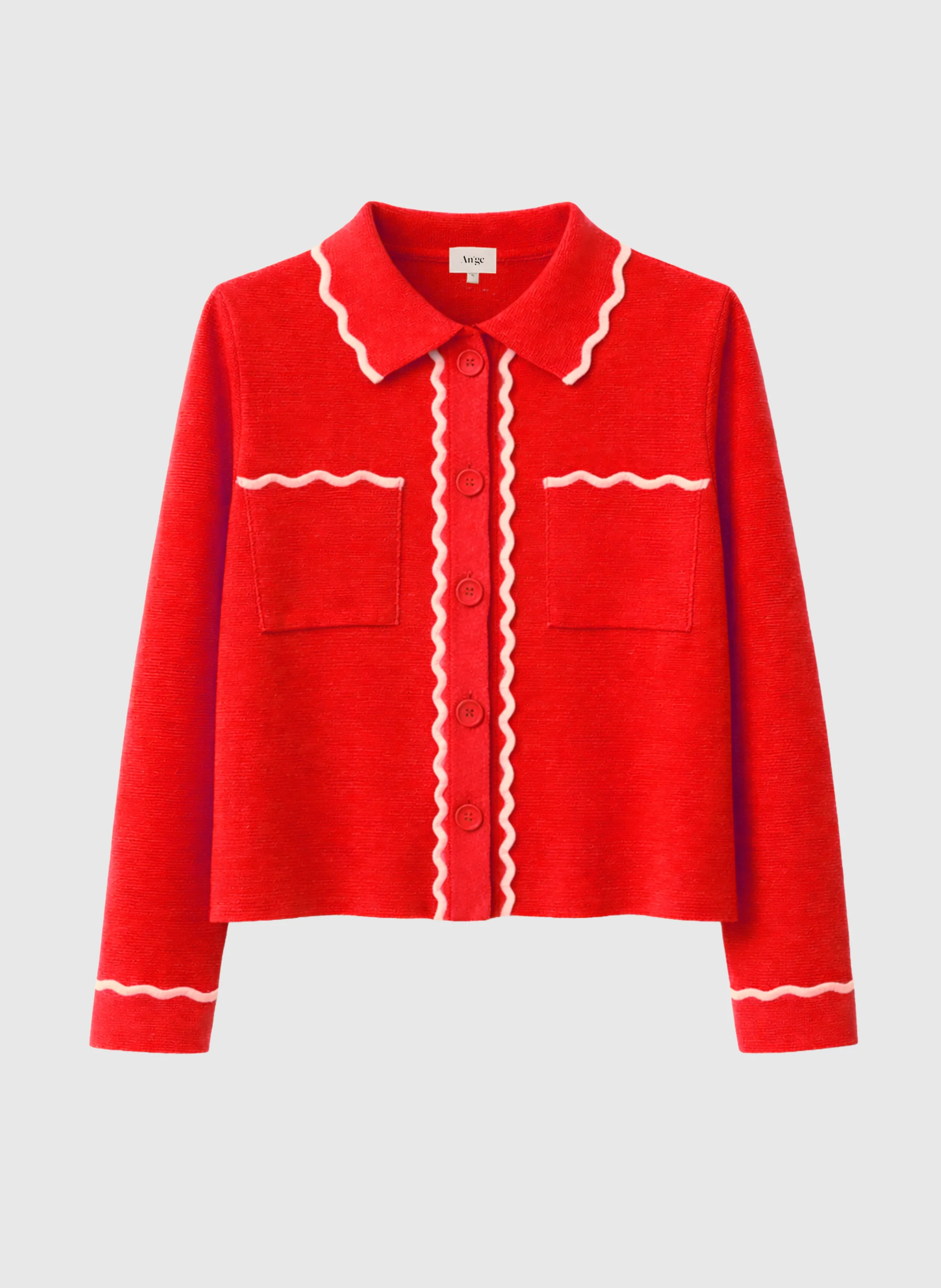 GILET VALIANO rouge