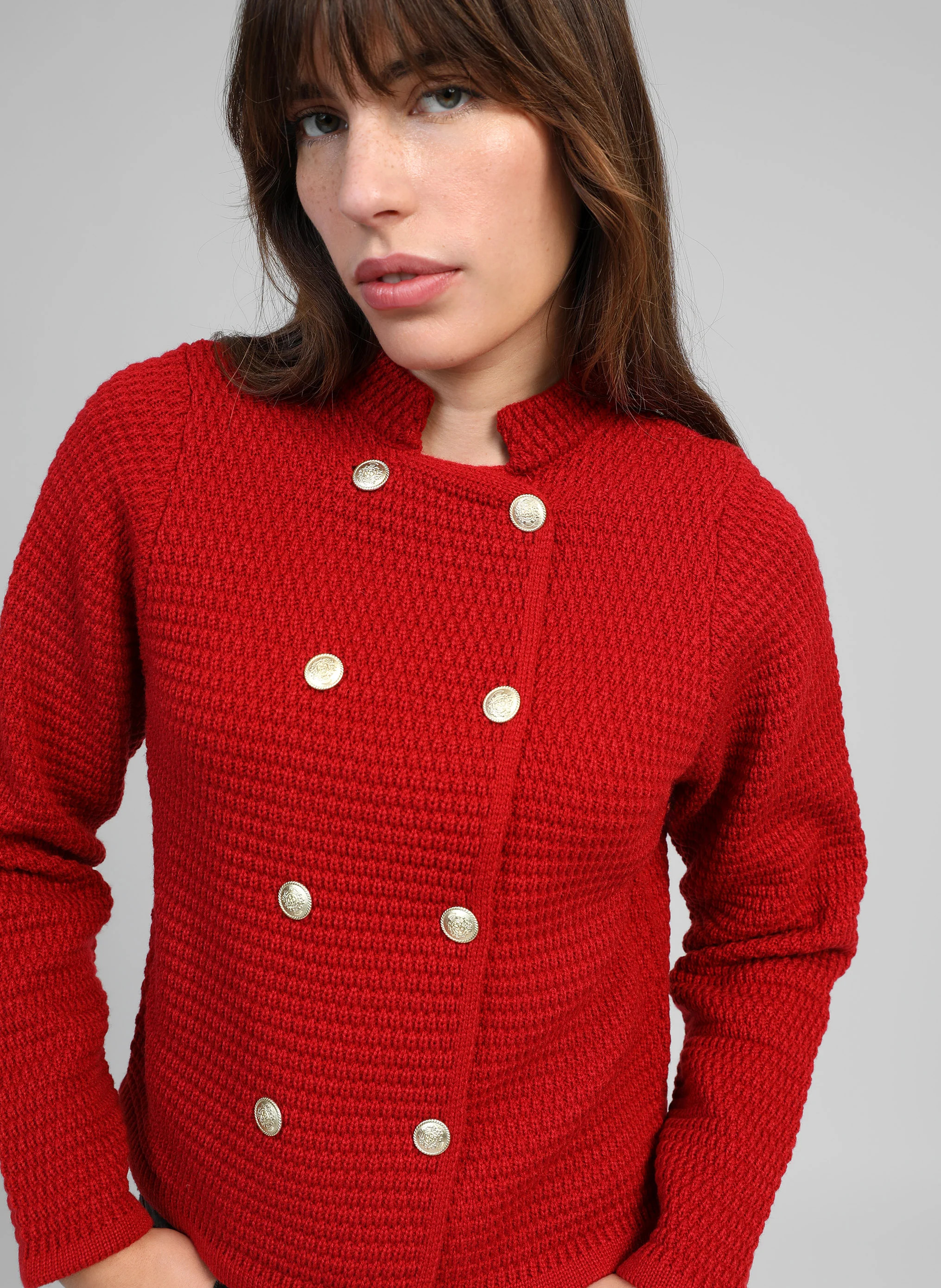 GILET VOSCAR rouge - Image 2