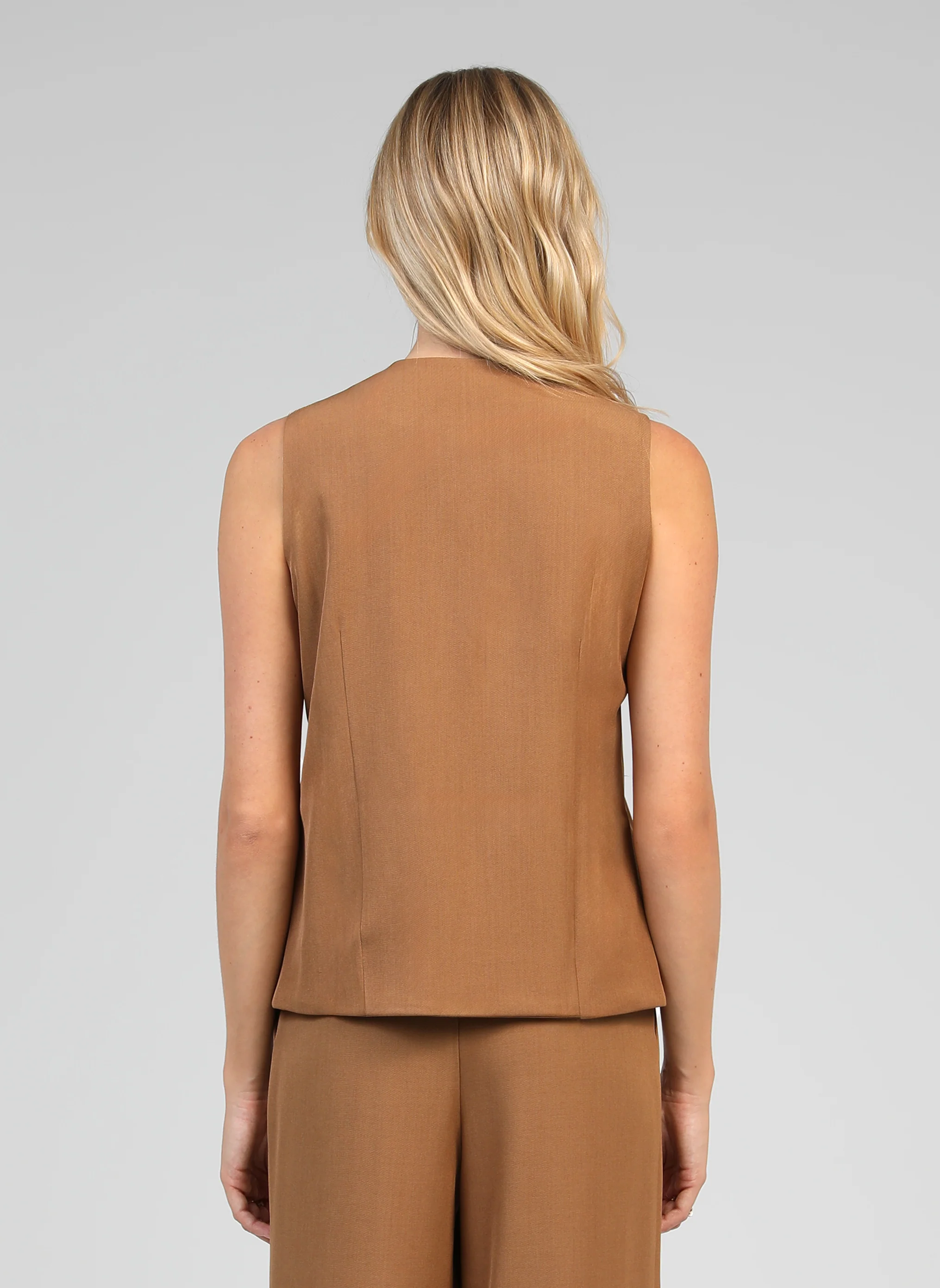 GILET DE COSTUME ZOLA camel - Image 5