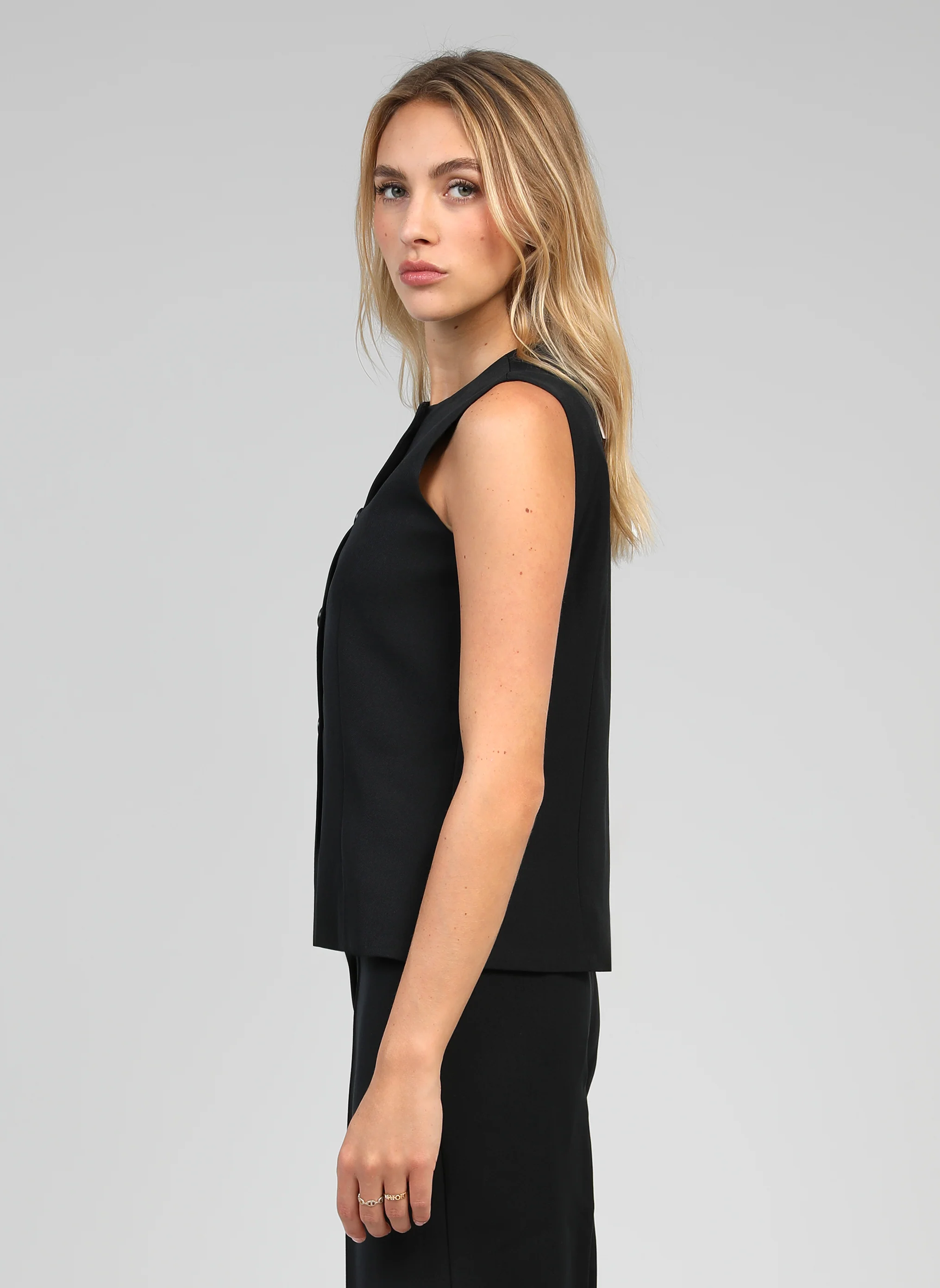 GILET DE COSTUME ZOLA noir - Image 4