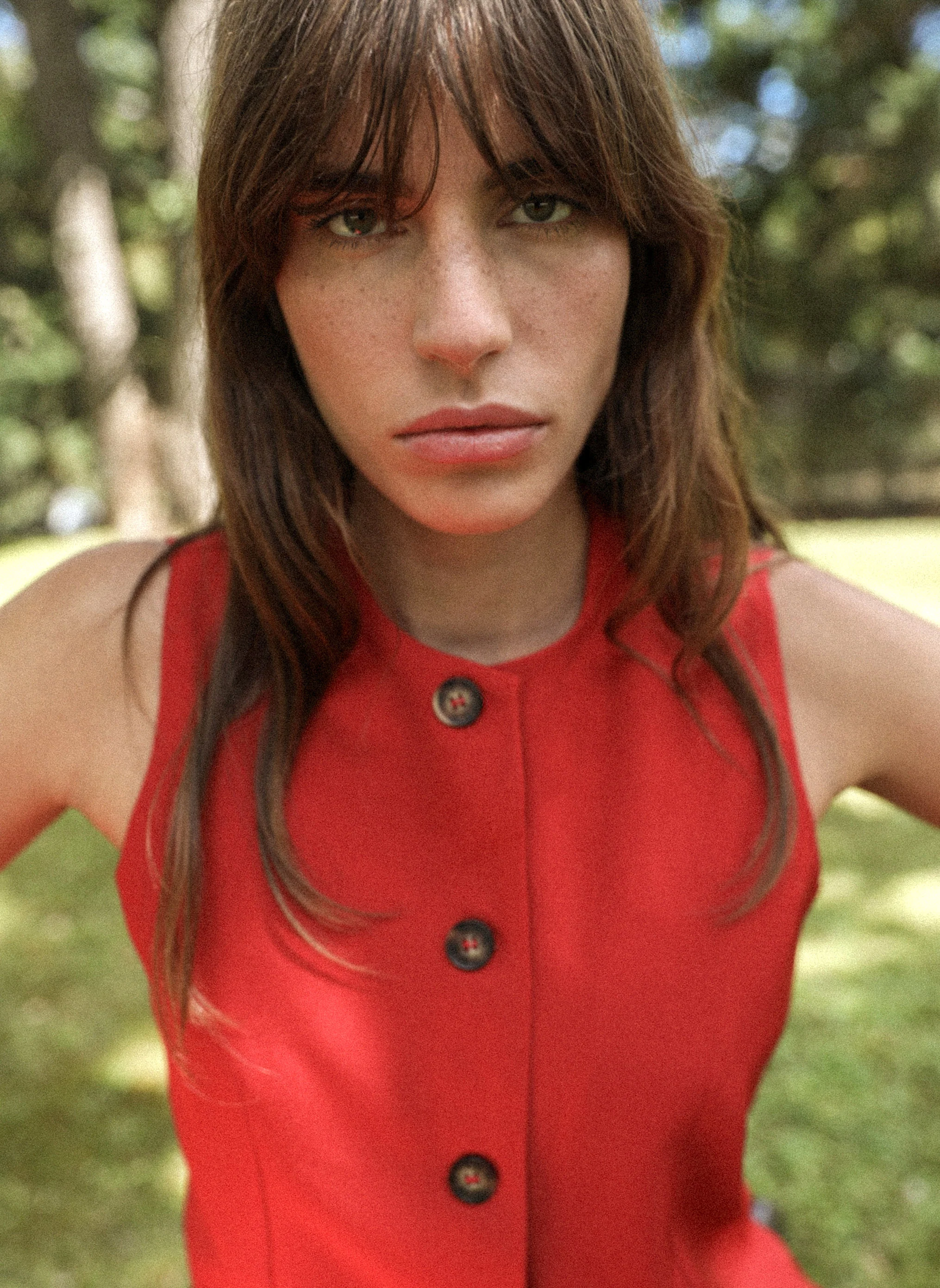 GILET DE COSTUME ZOLA rouge - Image 6