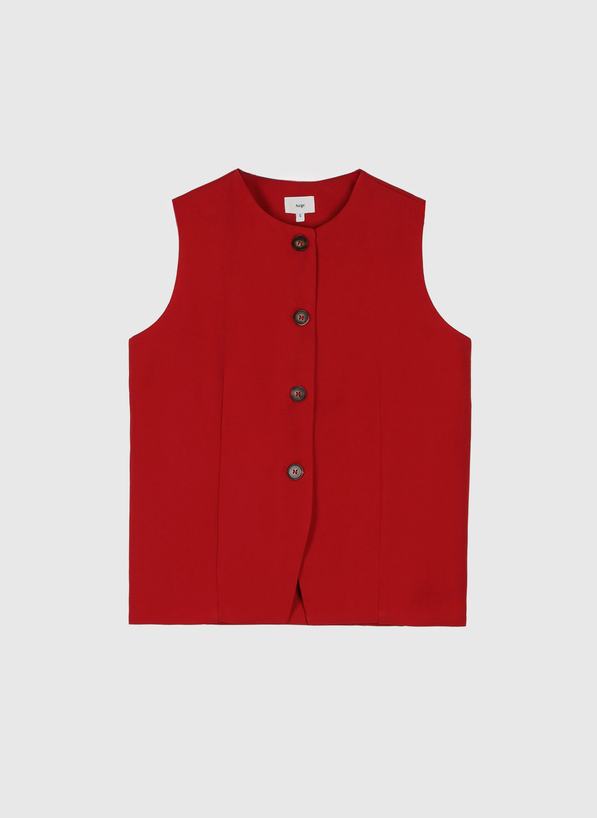 GILET DE COSTUME ZOLA rouge - Image 8