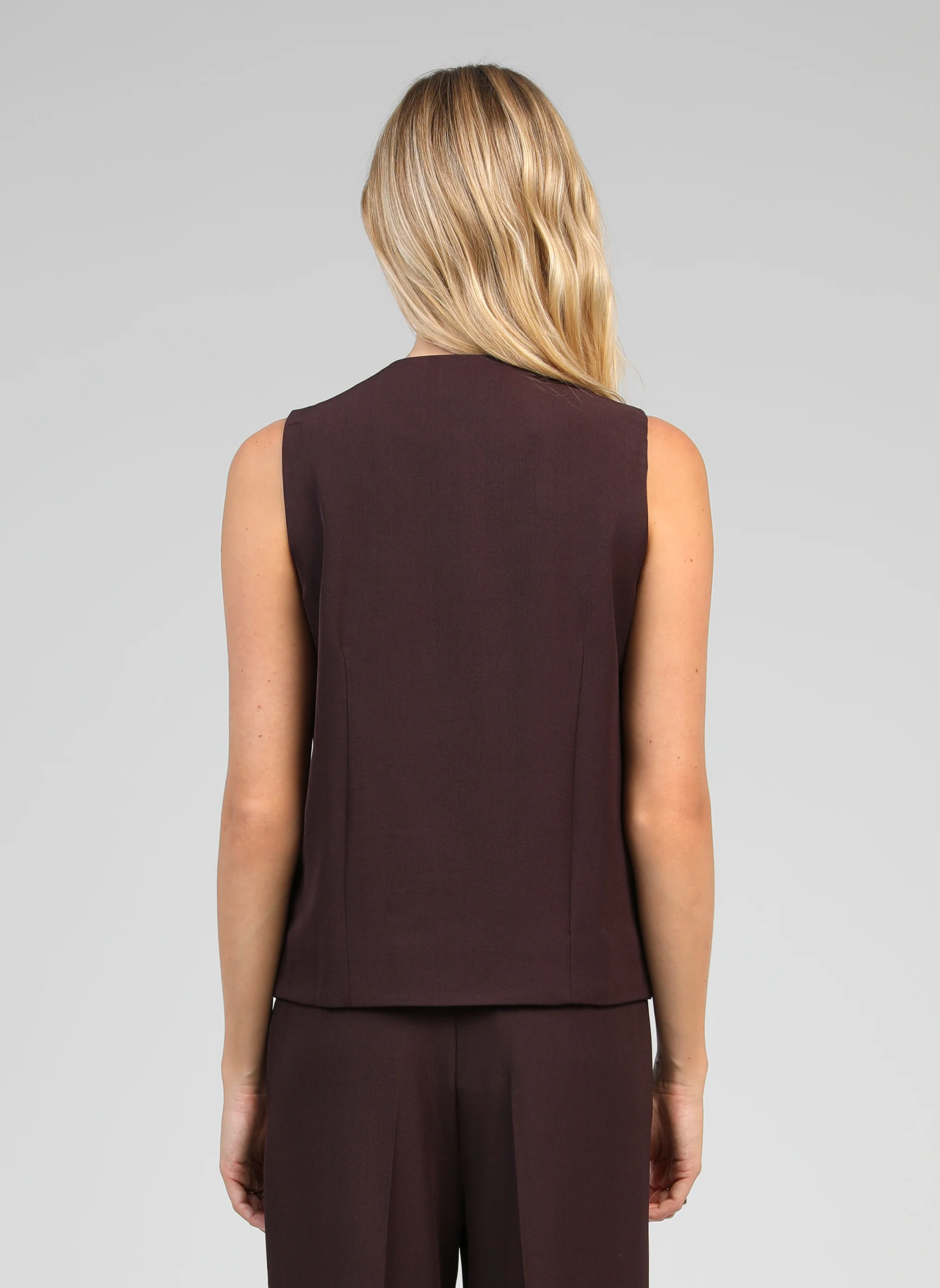 GILET DE COSTUME ZOLA wine - Image 5