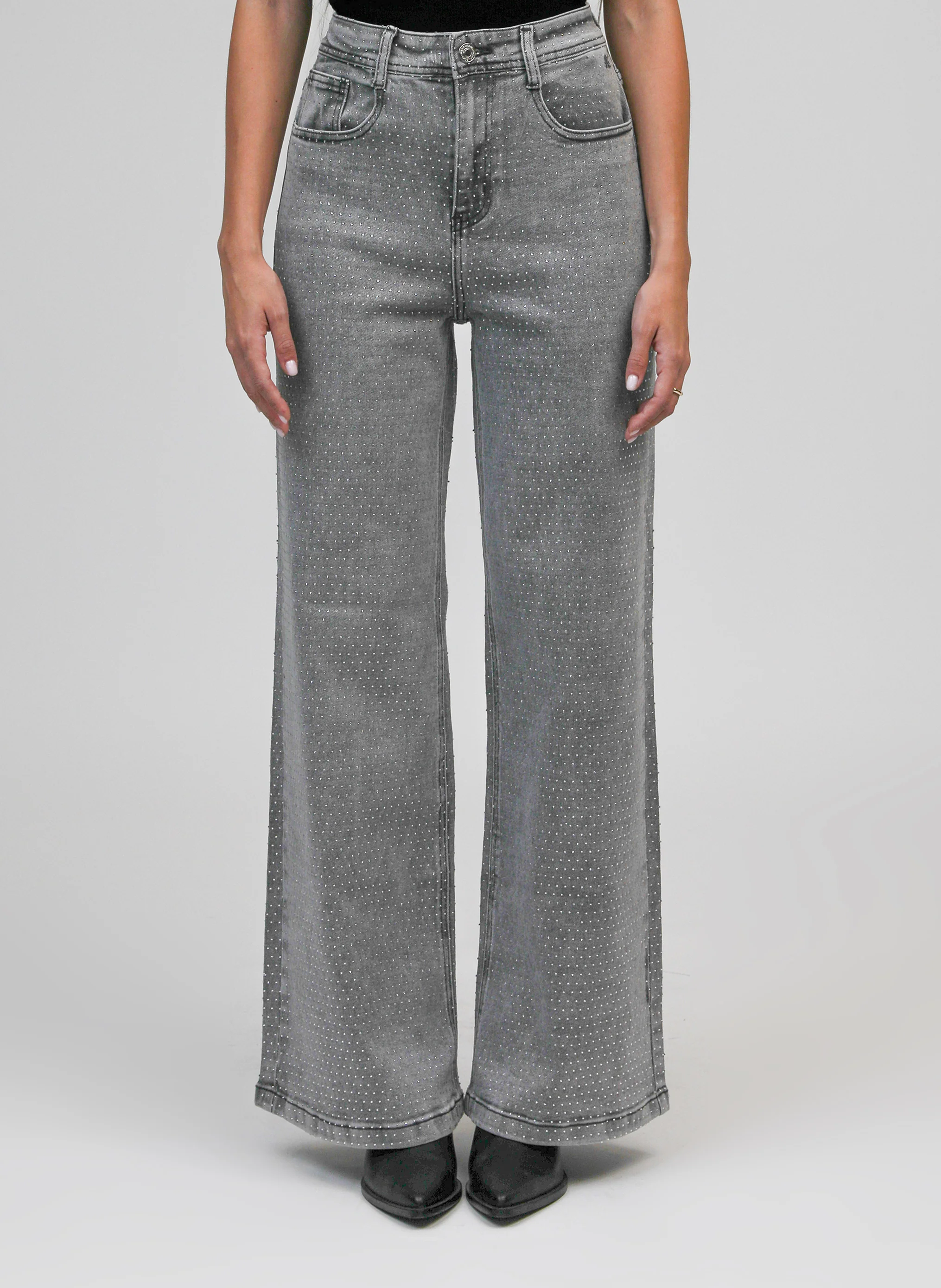 JEAN PAILLETTES gris - Image 3