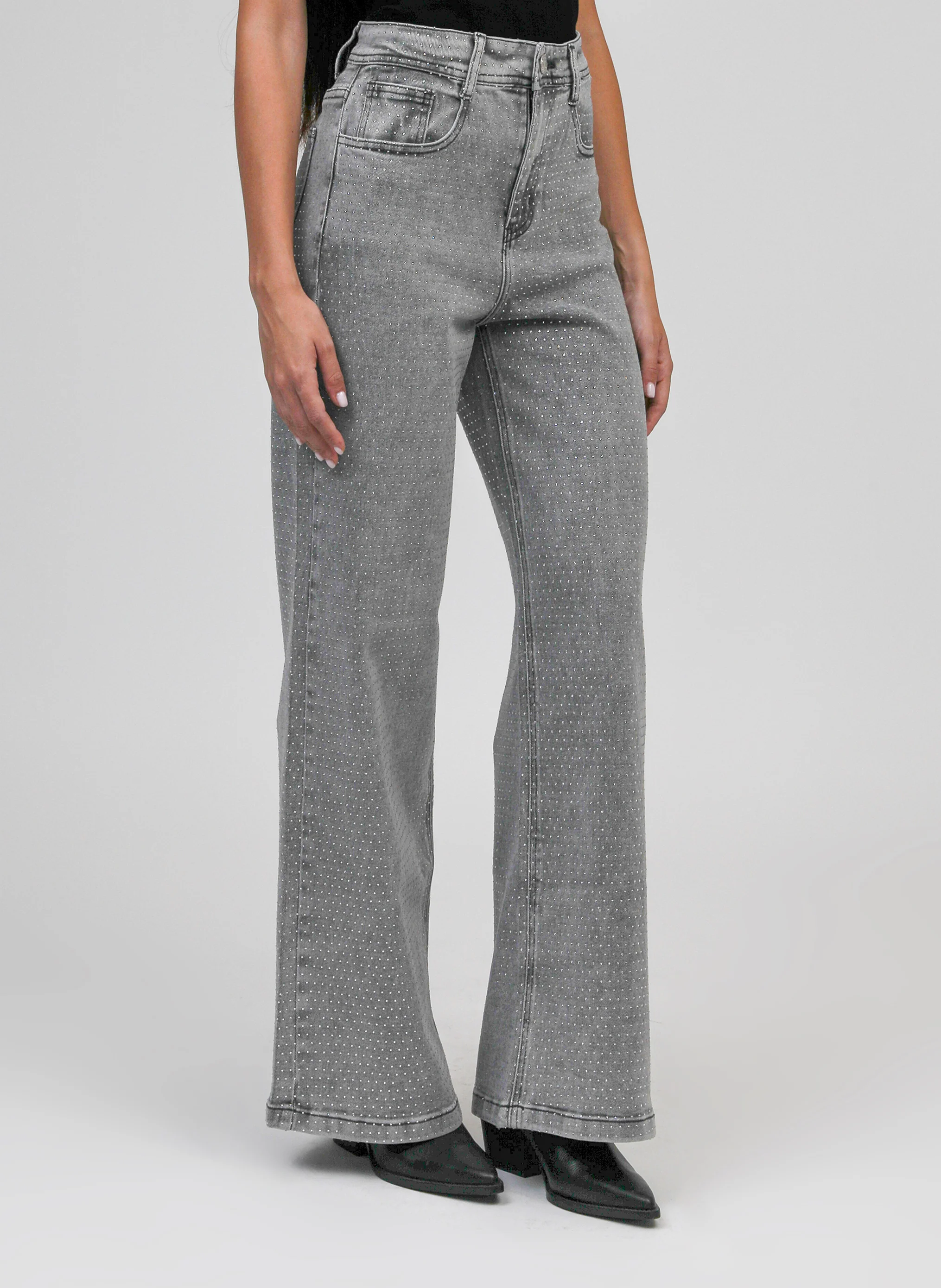 JEAN PAILLETTES gris - Image 6