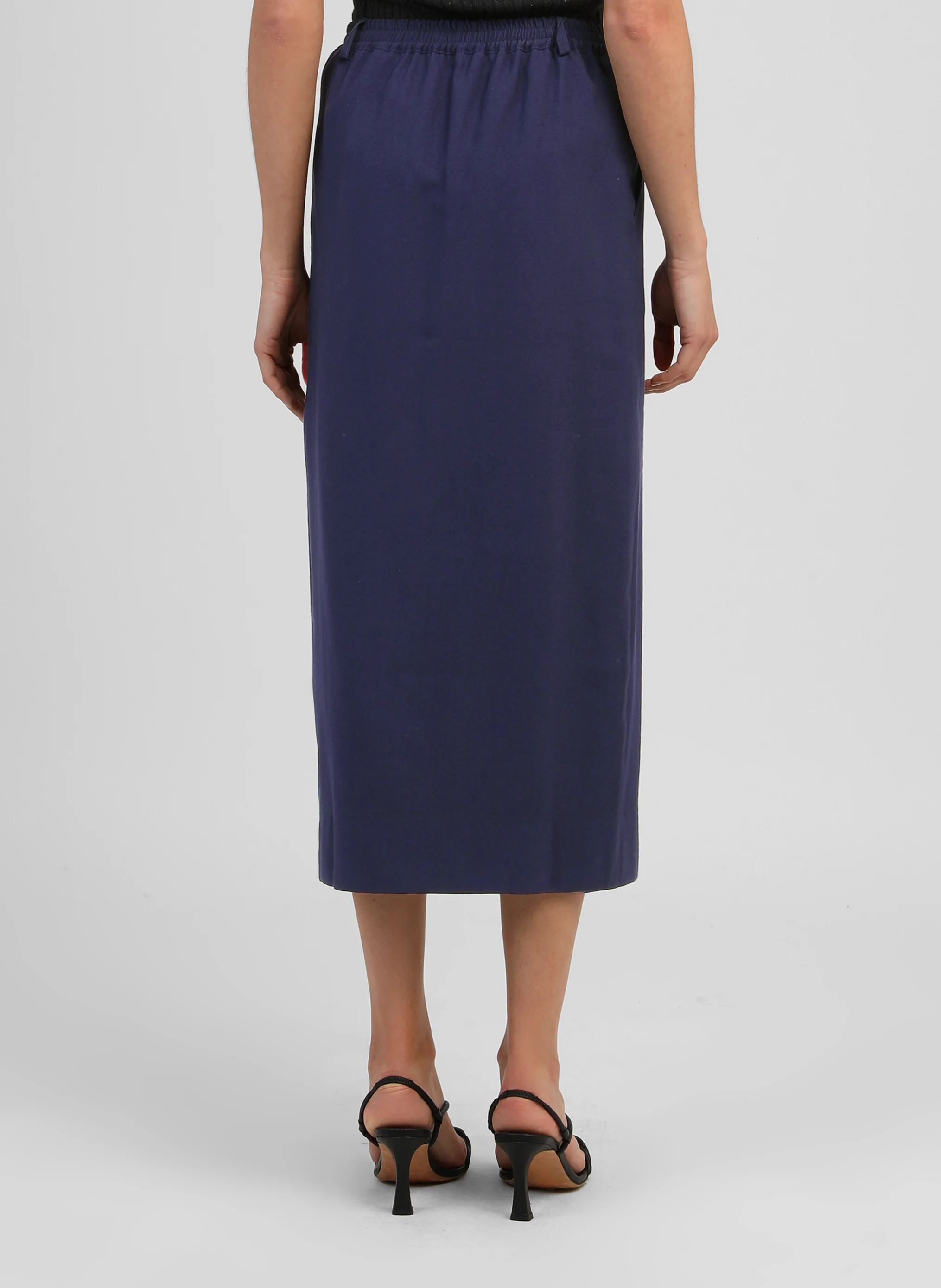 JUPE MIDI GAELLA marine - Image 5