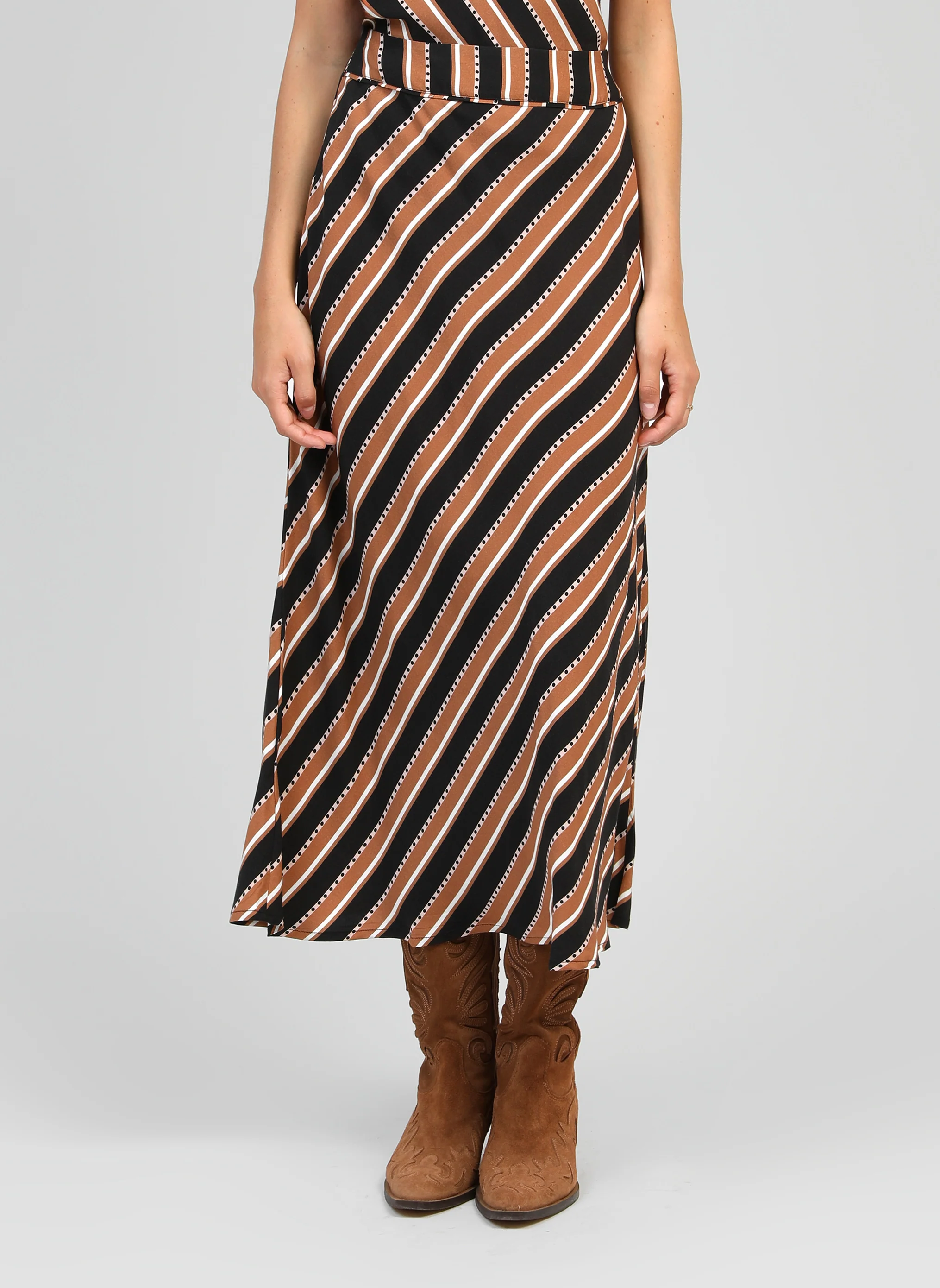 JUPE MIDI GANIA velia camel - Image 3