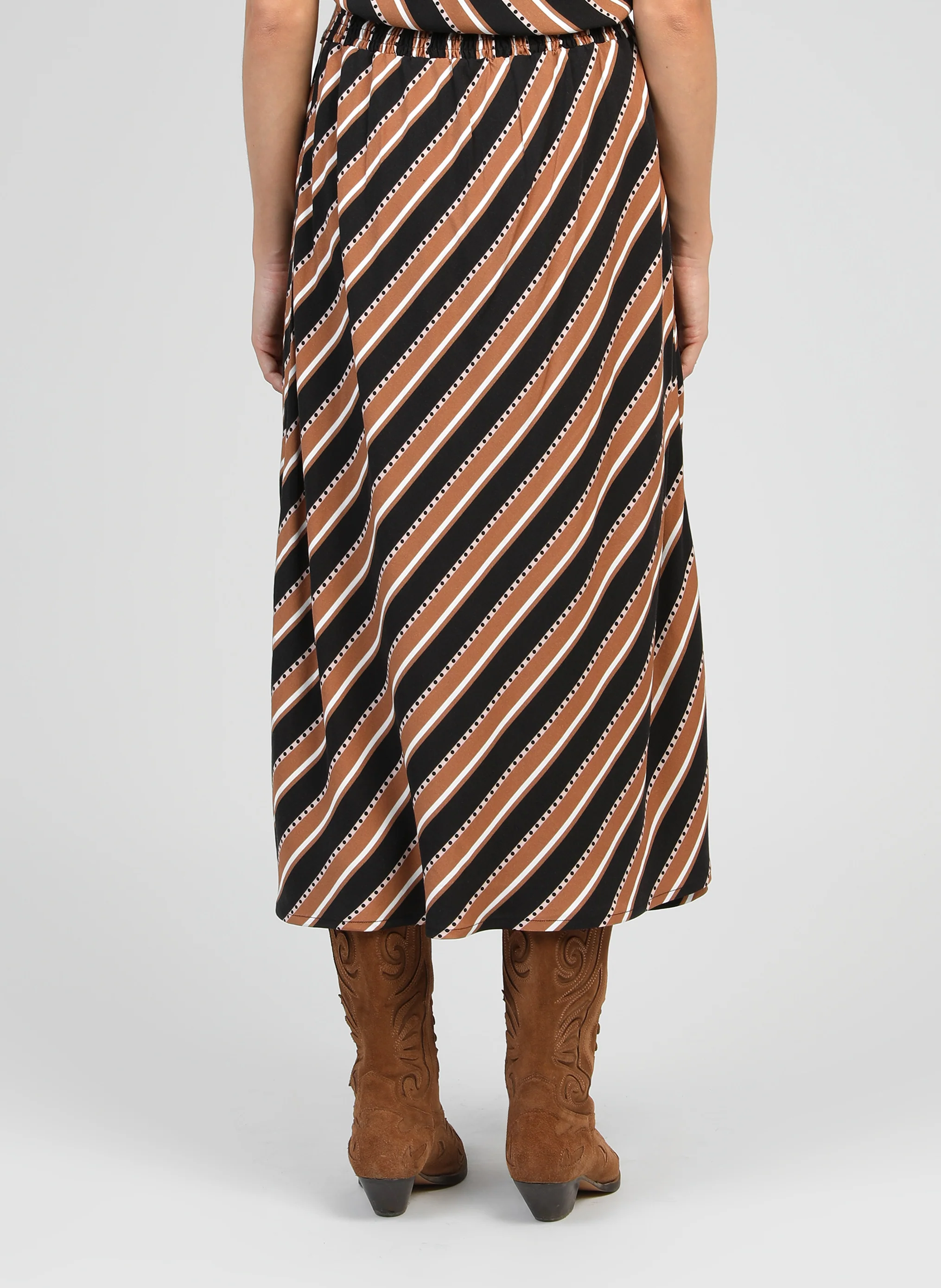 JUPE MIDI GANIA velia camel - Image 5