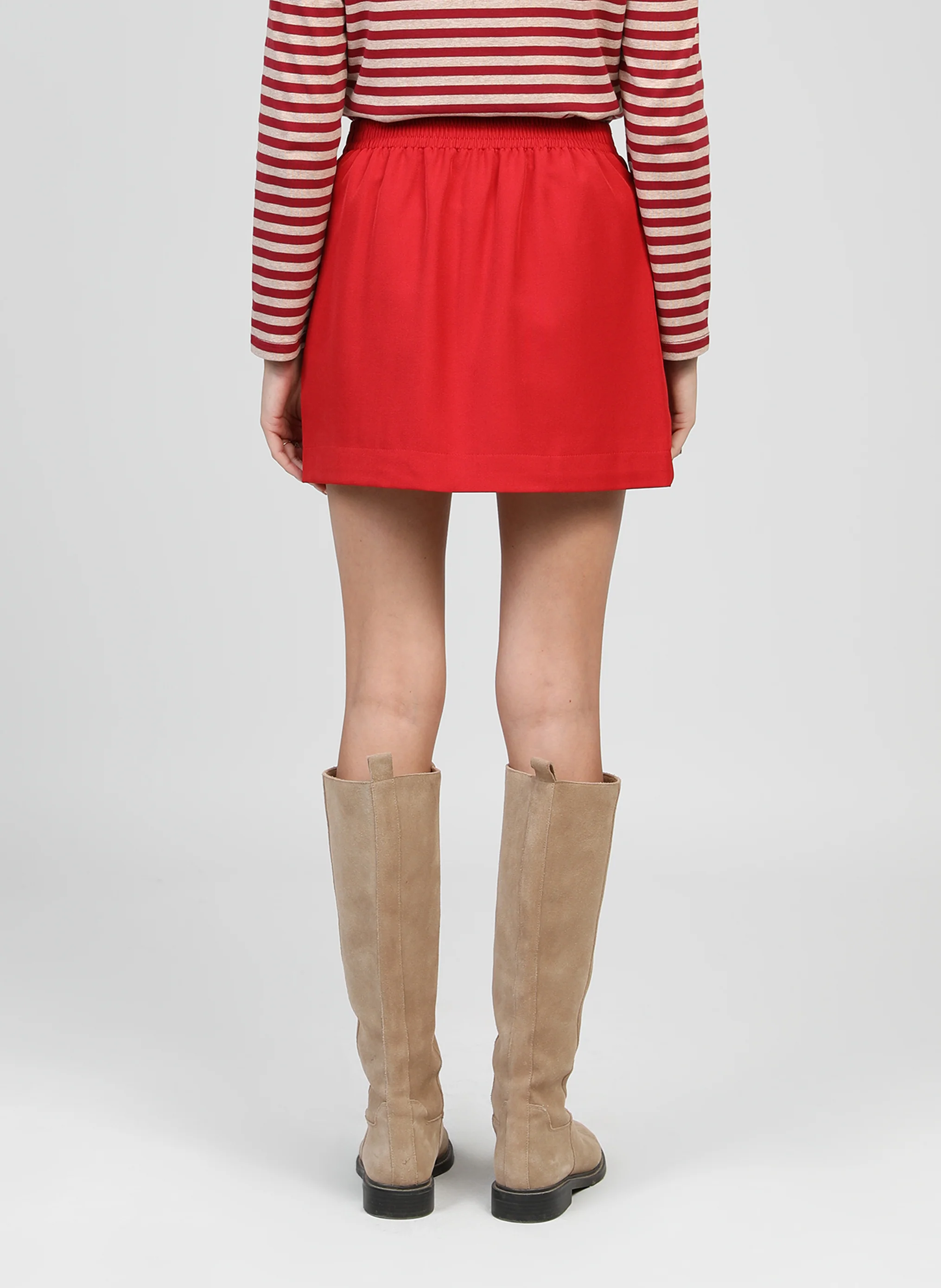 JUPE COURTE GILMA rouge - Image 5