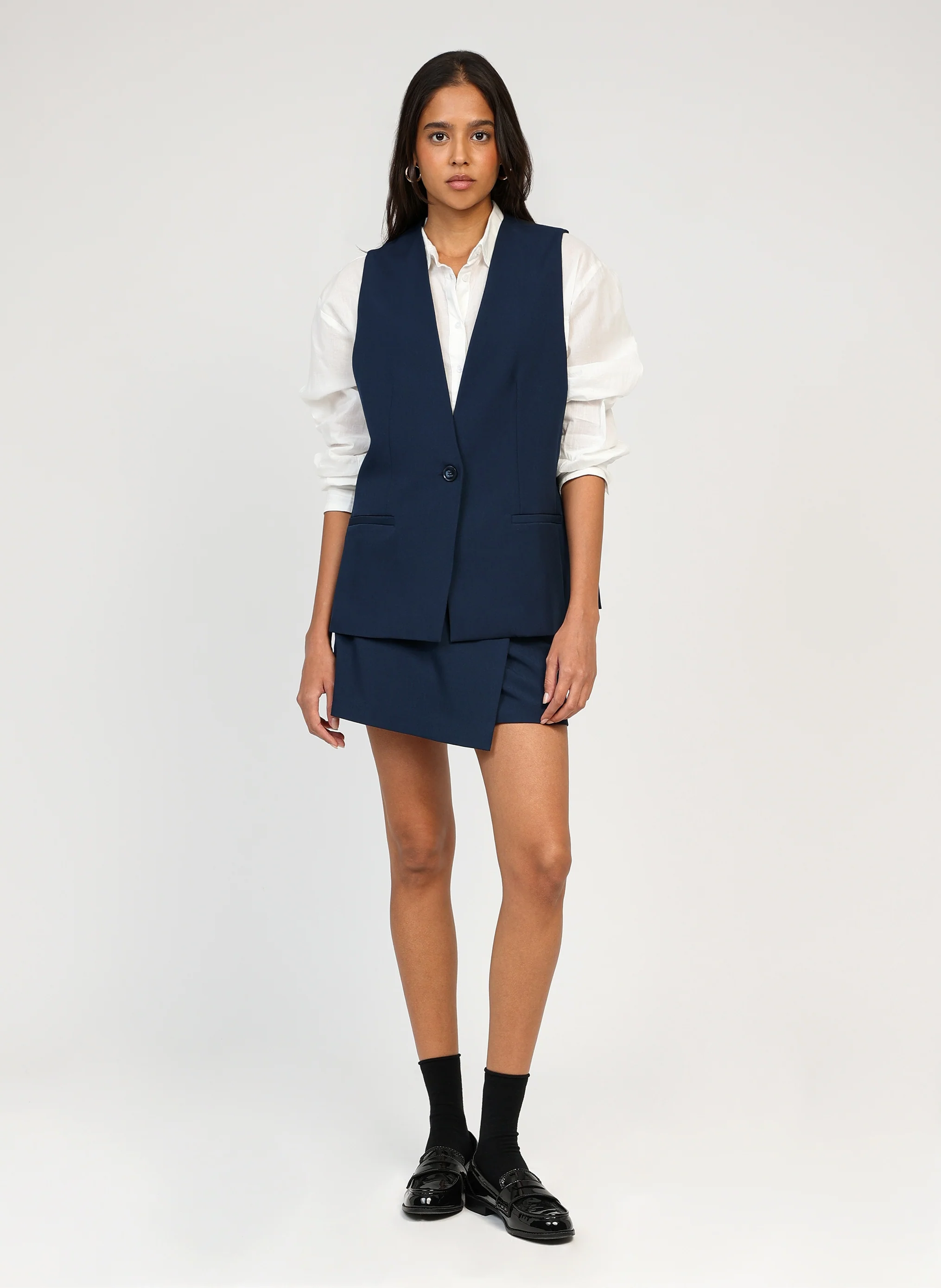 JUPE COURTE GUYA navy - Image 2