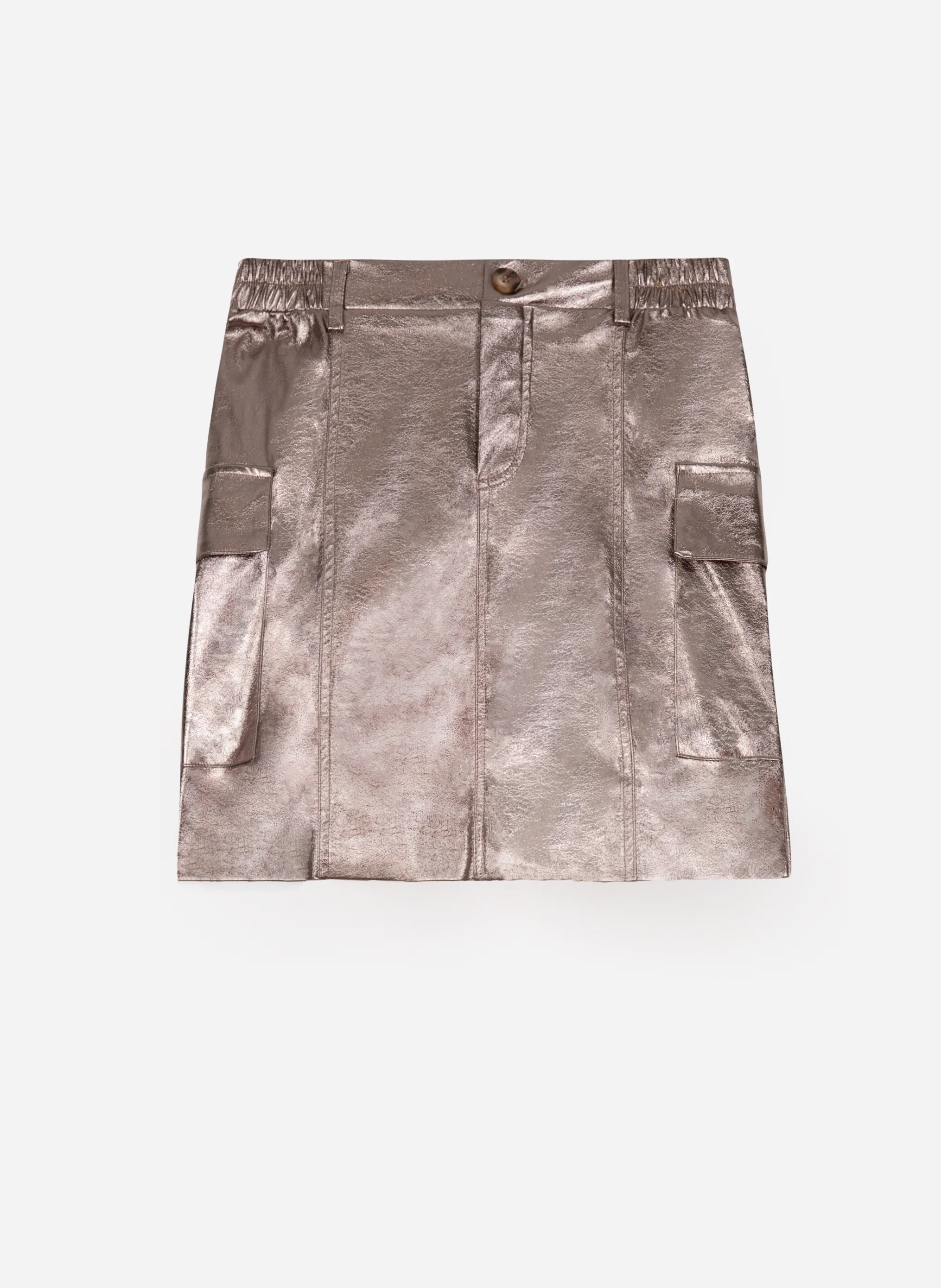 JUPE COURTE JOURNY bronze - Image 5