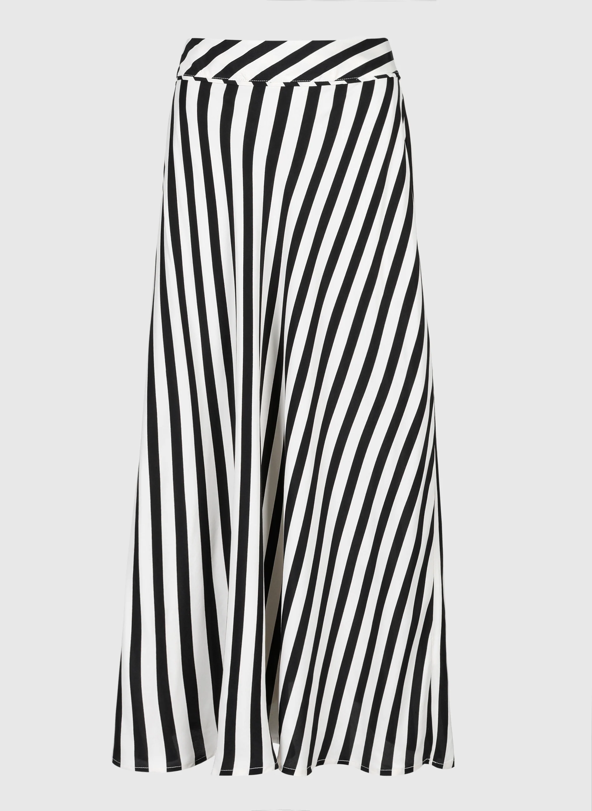 JUPE LONGUE GALVILY stipe noir - Image 9