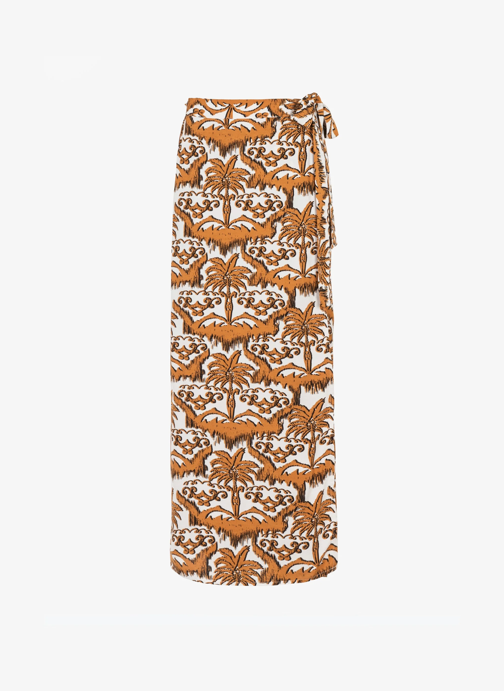 JUPE LONGUE GAMO palmita ecru - Image 6