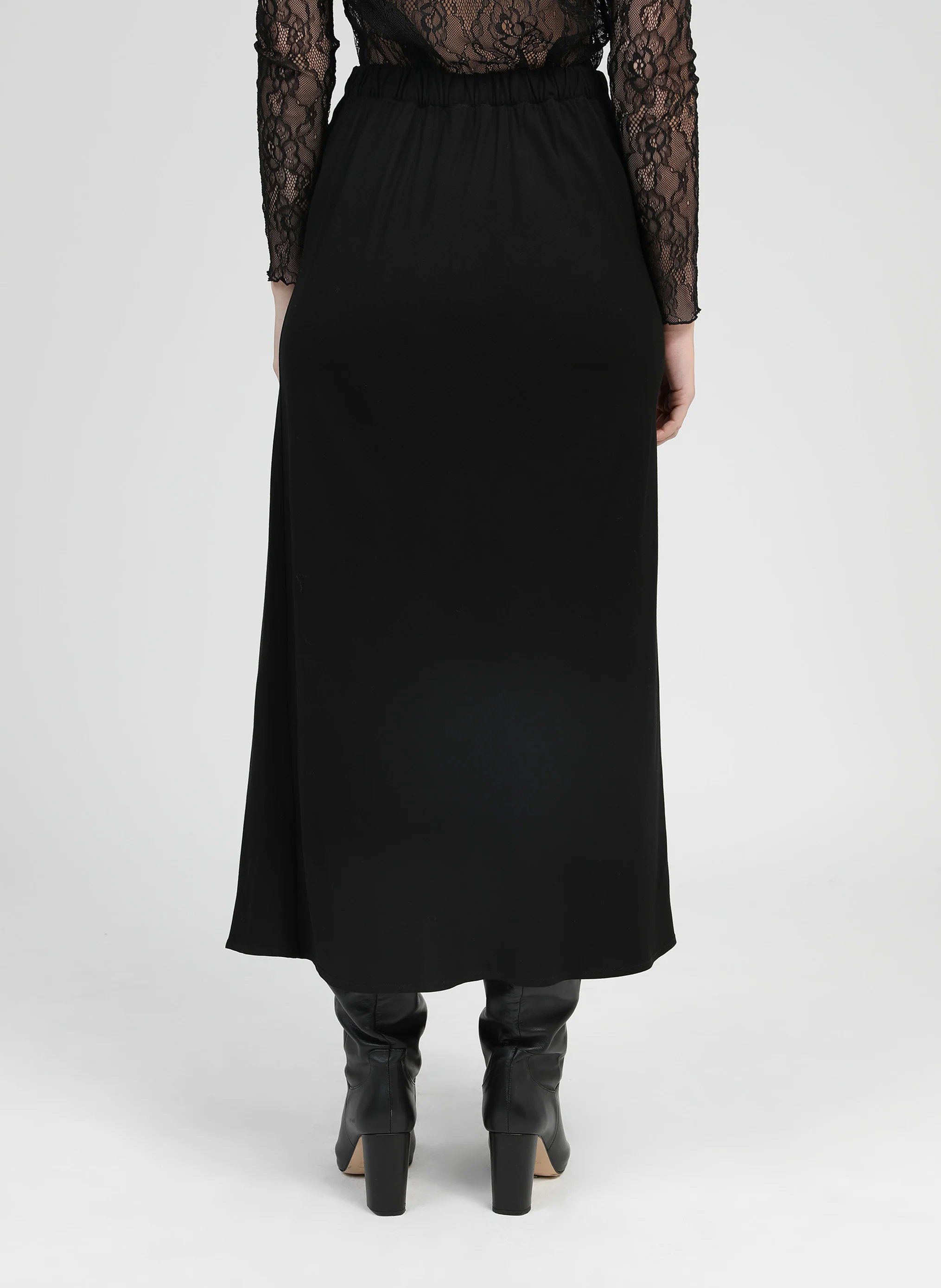 JUPE LONGUE GINELA noir - Image 5