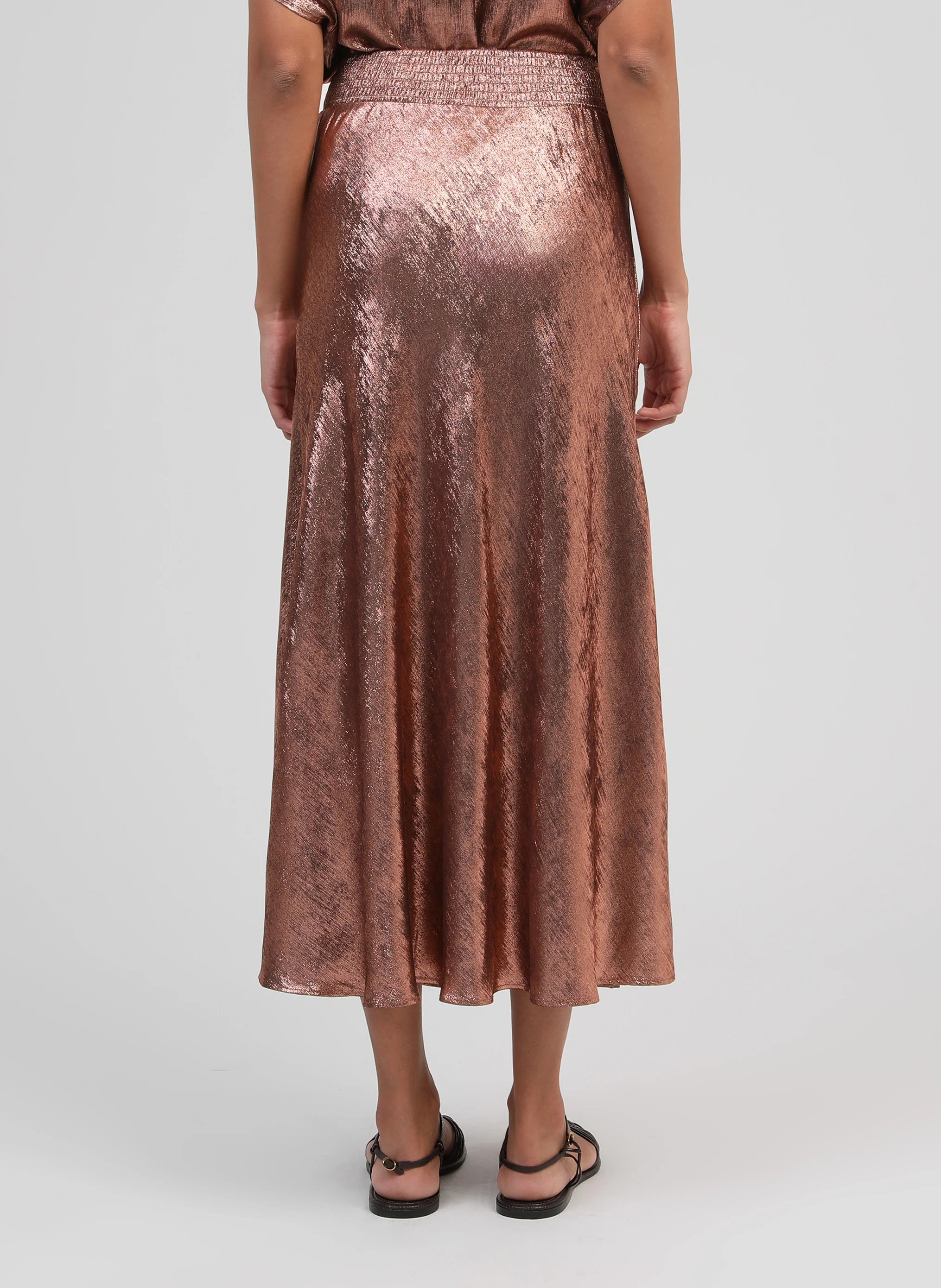 JUPE LONGUE JANYMALA bronze - Image 5