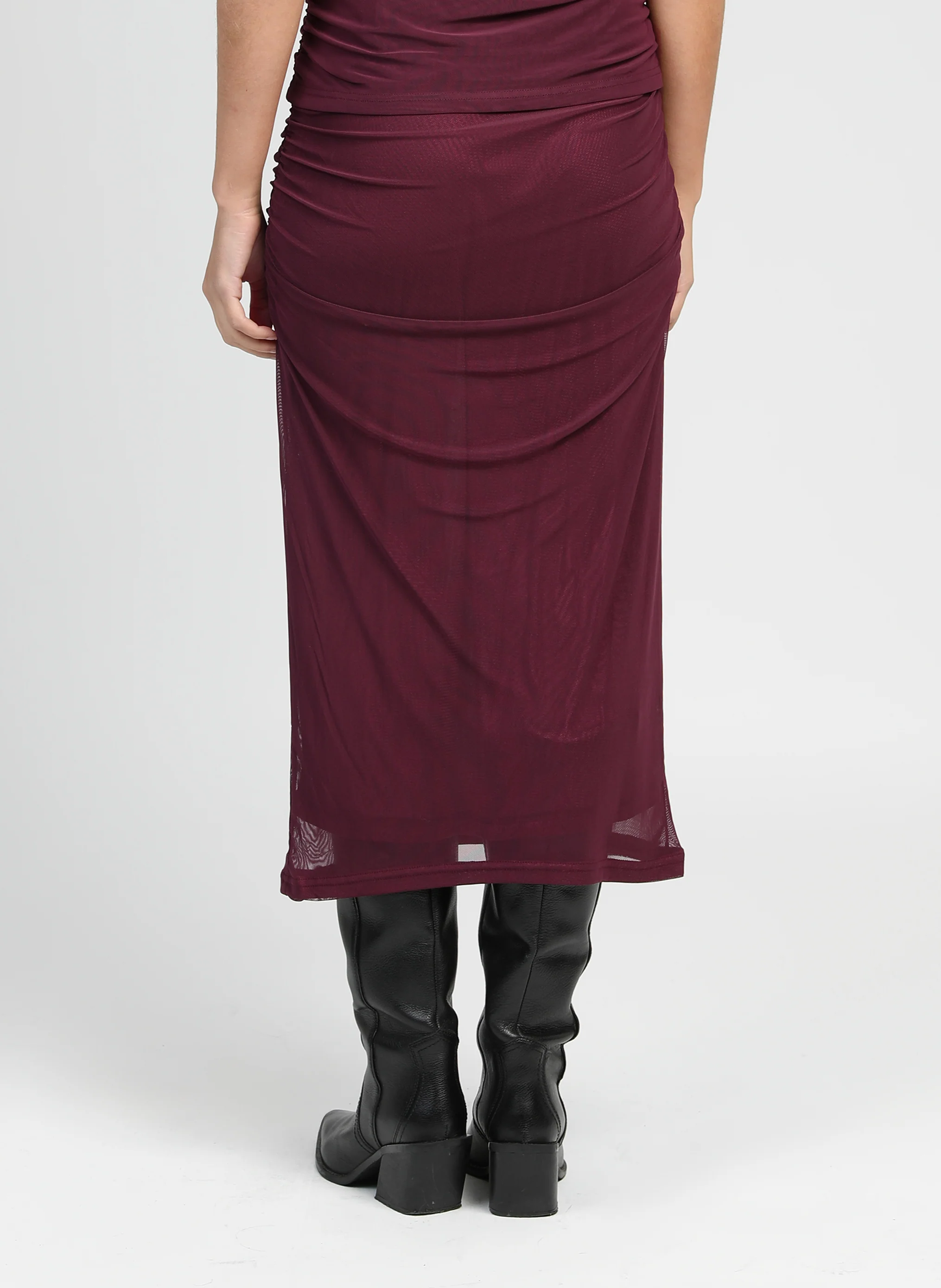 JUPE LONGUE JAZILO wine - Image 5