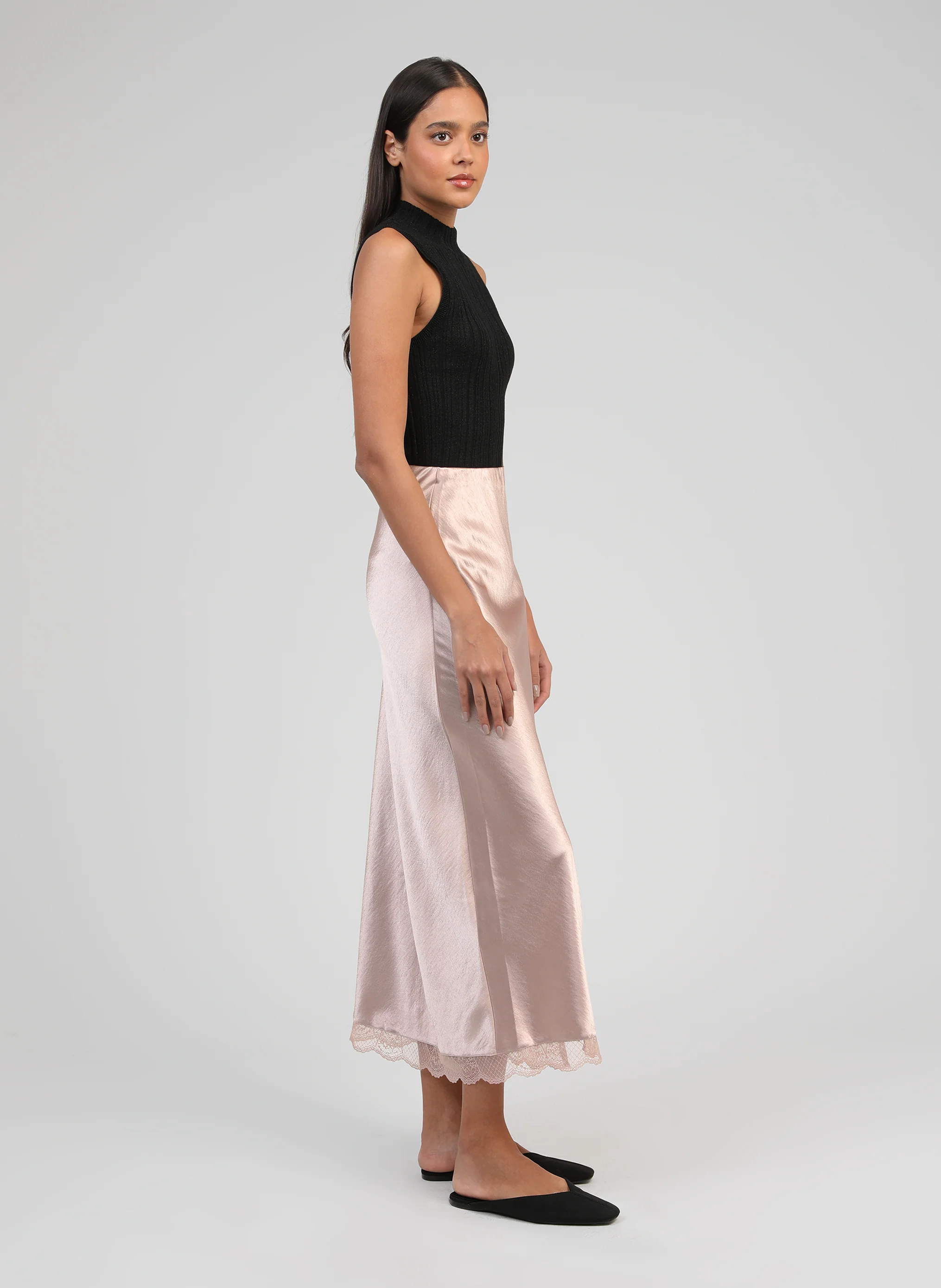 JUPE LONGUE JULIATA beige - Image 4