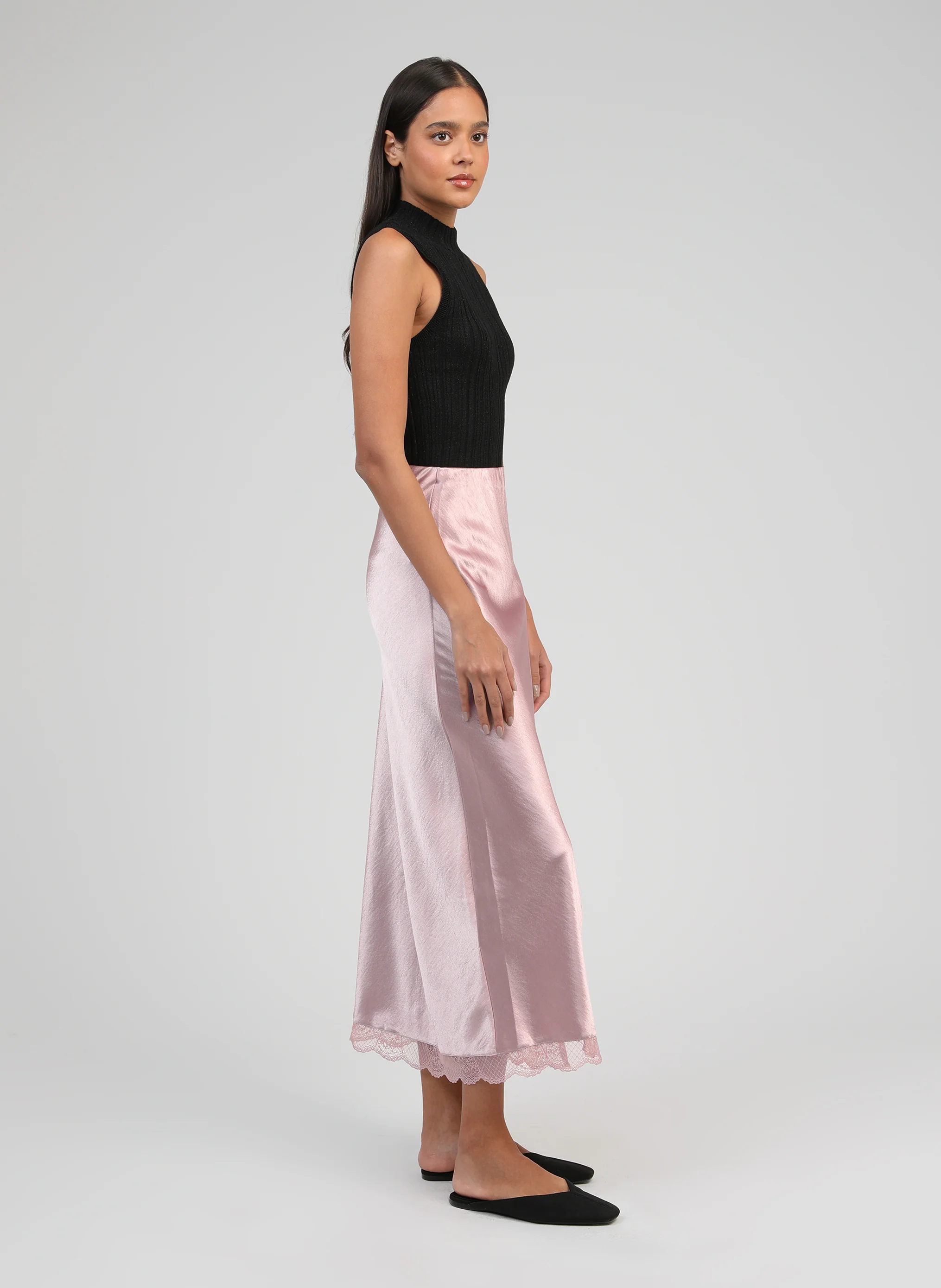 JUPE LONGUE JULIATA rose - Image 4
