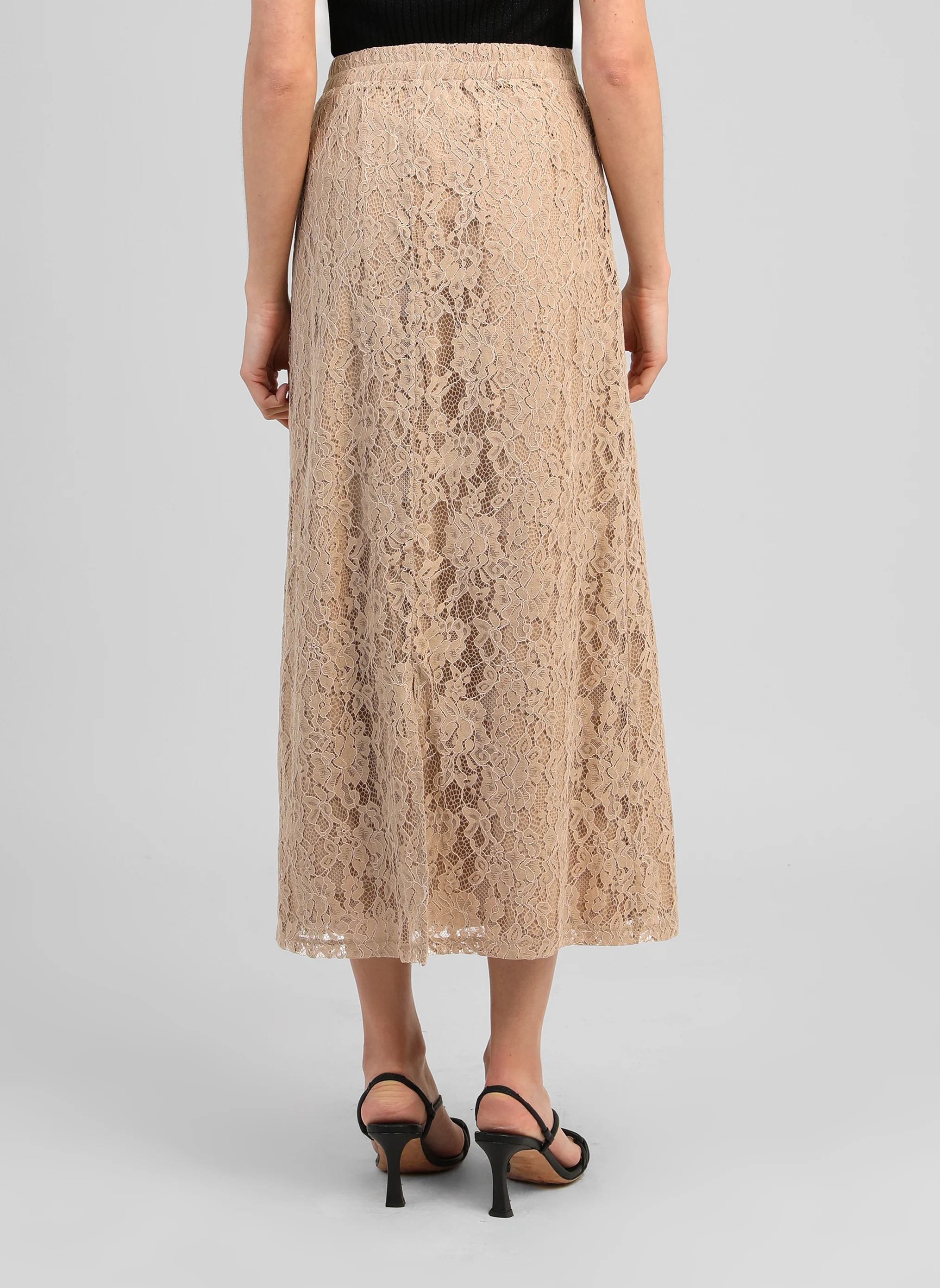 JUPE MIDI JUVYNA beige - Image 5