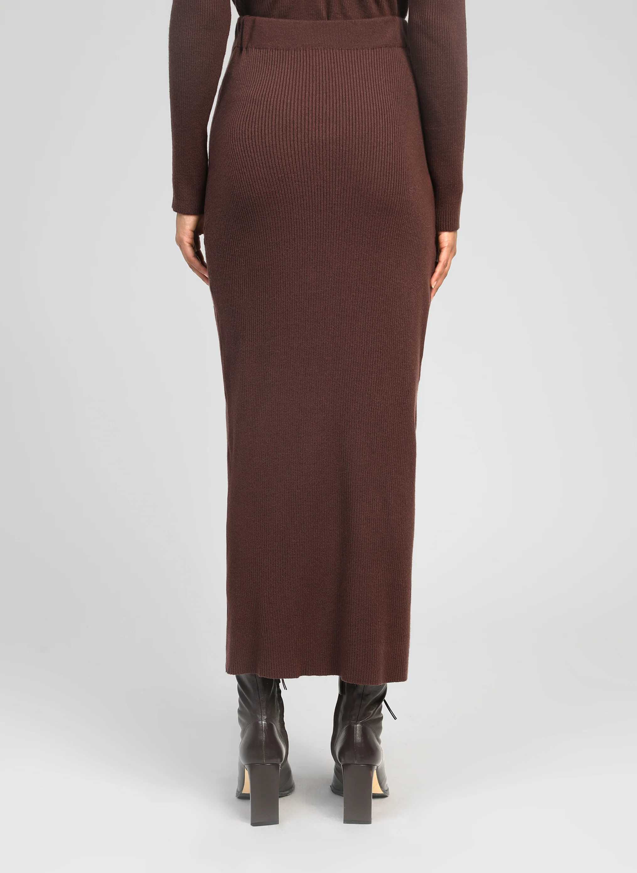 JUPE LONGUE NINI marron - Image 5