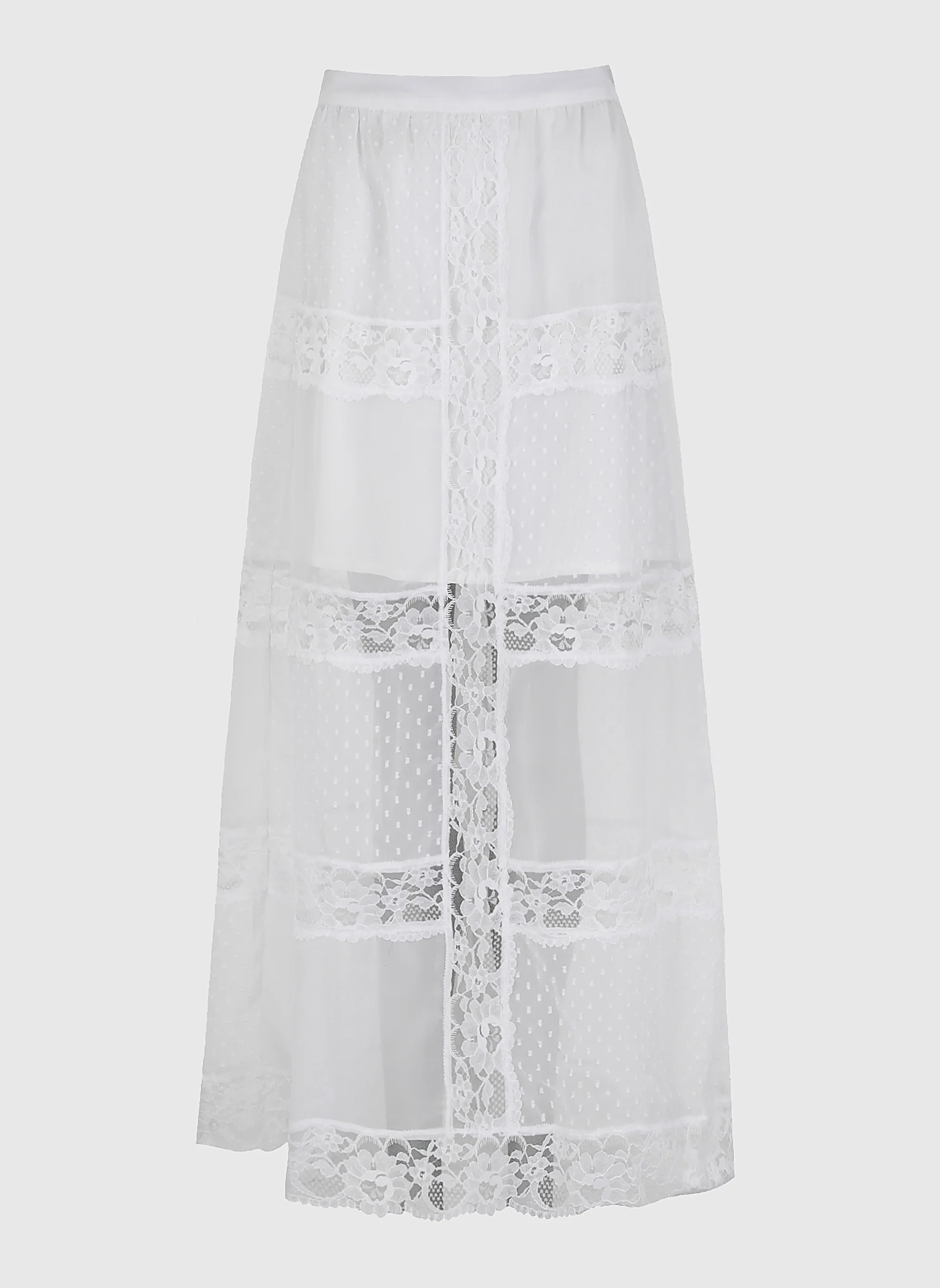 JUPE LONGUE RAVILA blanc - Image 7