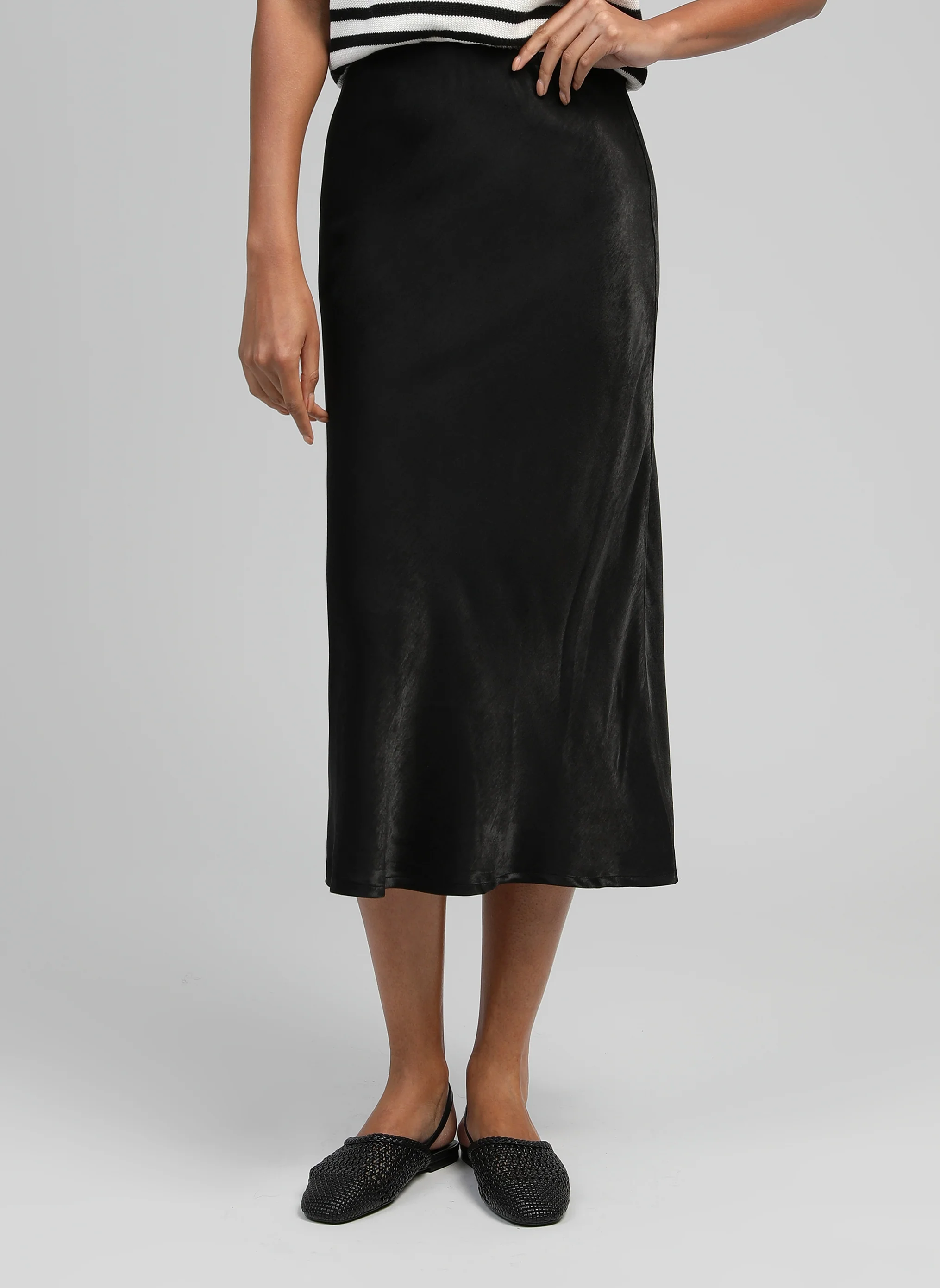 JUPE MIDI GALVINE noir - Image 3