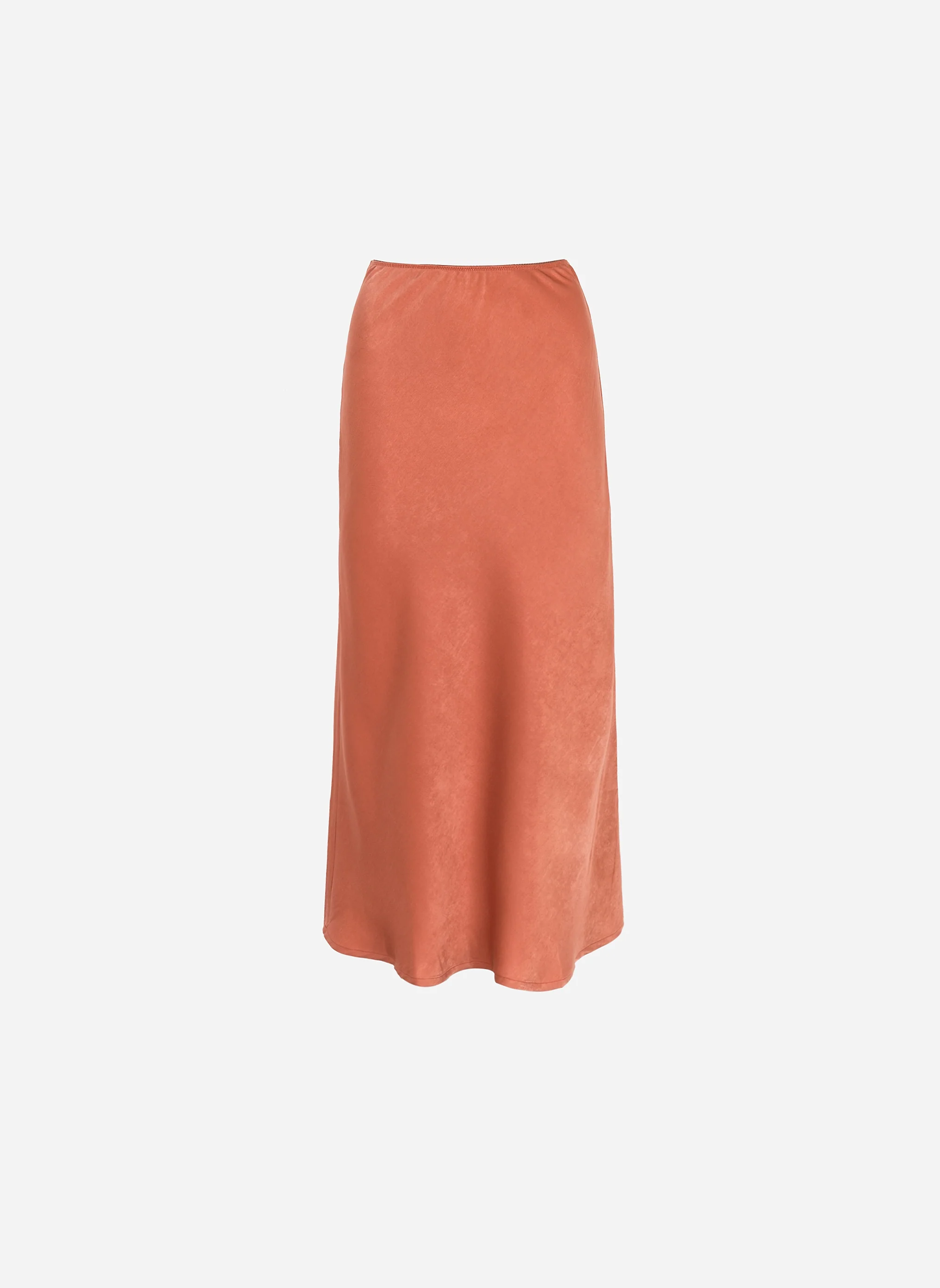 JUPE MIDI GALVINE terracotta - Image 5