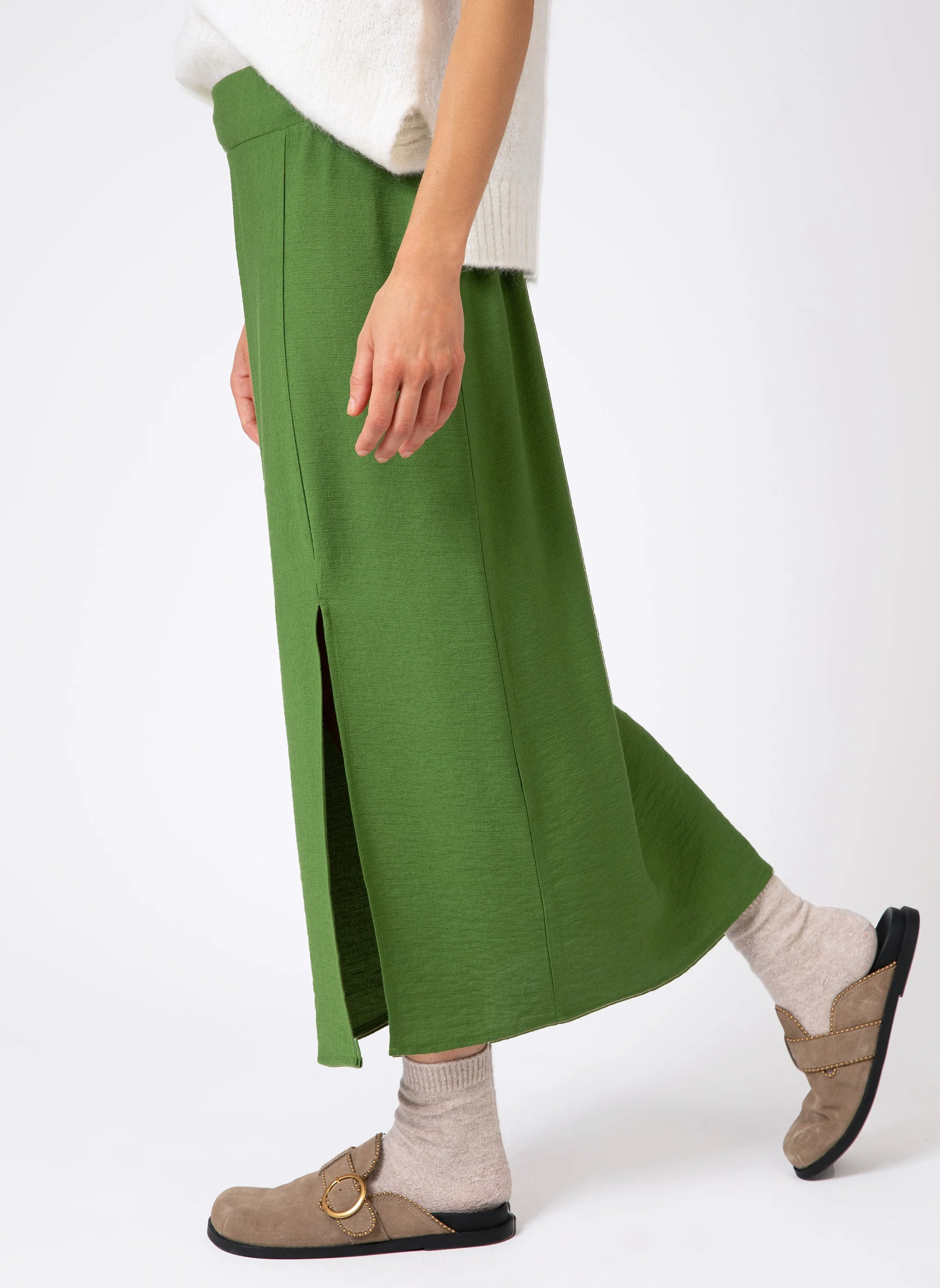 JUPE MIDI GINNIA mousse - Image 4