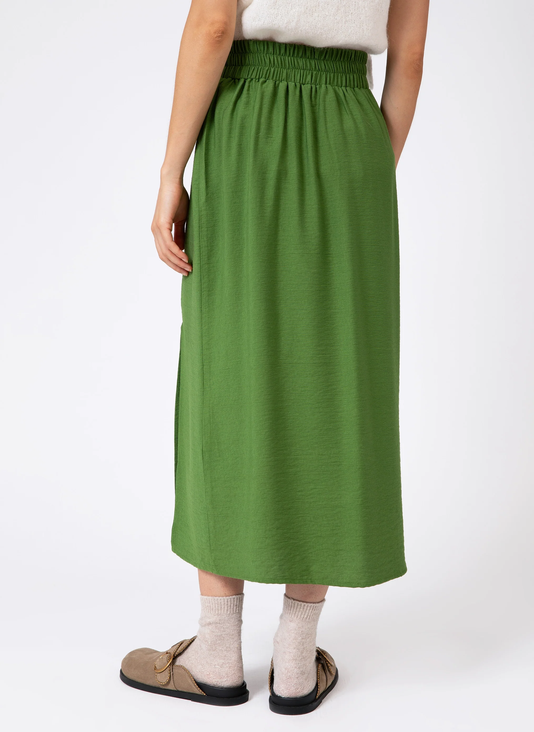 JUPE MIDI GINNIA mousse - Image 5