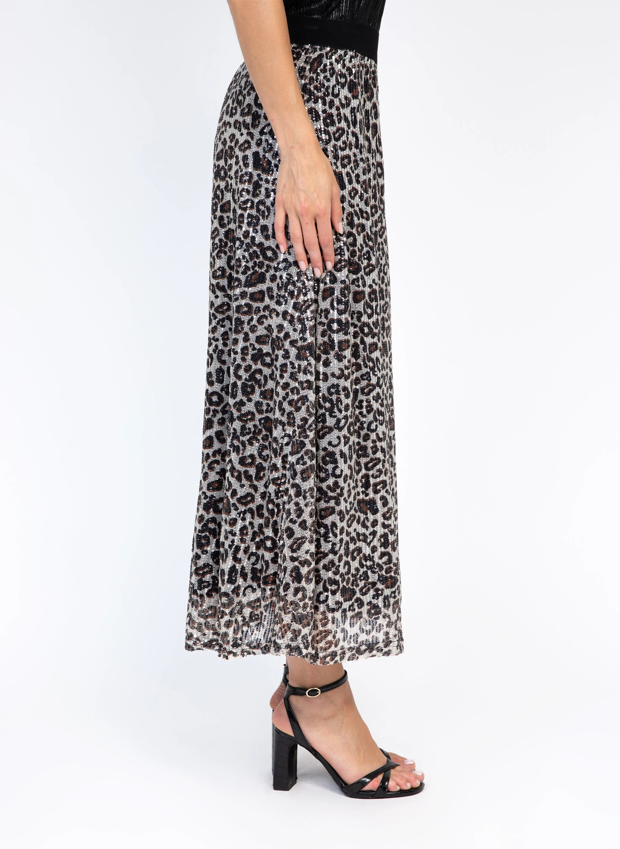 JUPE MIDI JALYS leopard - Image 5