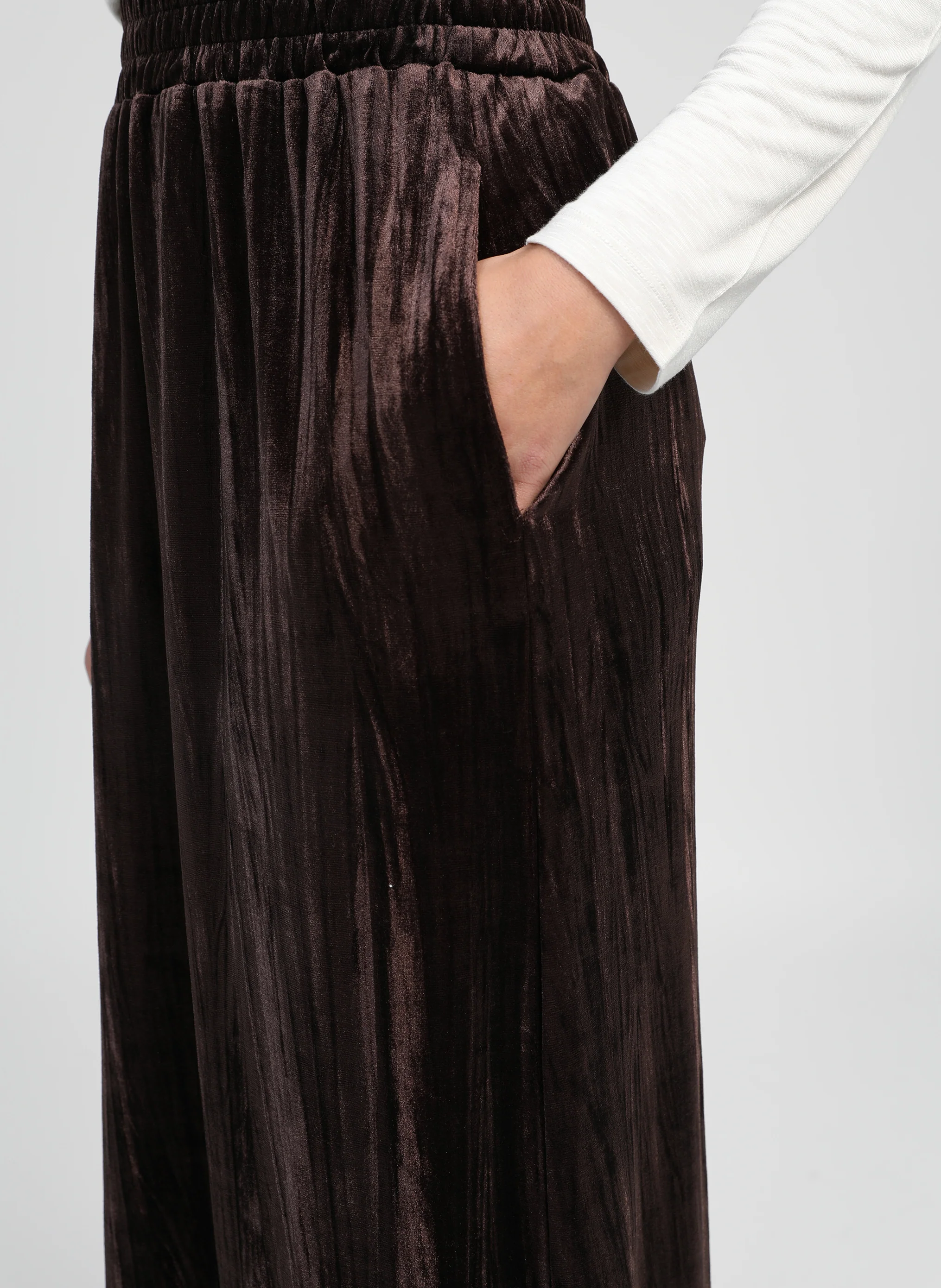 JUPE MIDI JANAIS marron - Image 5