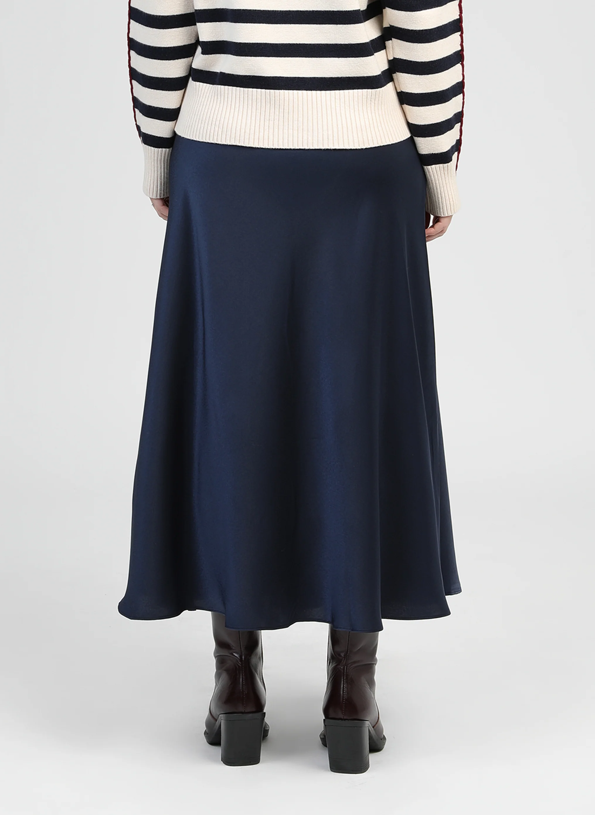 JUPE MIDI JANIALA marine - Image 4