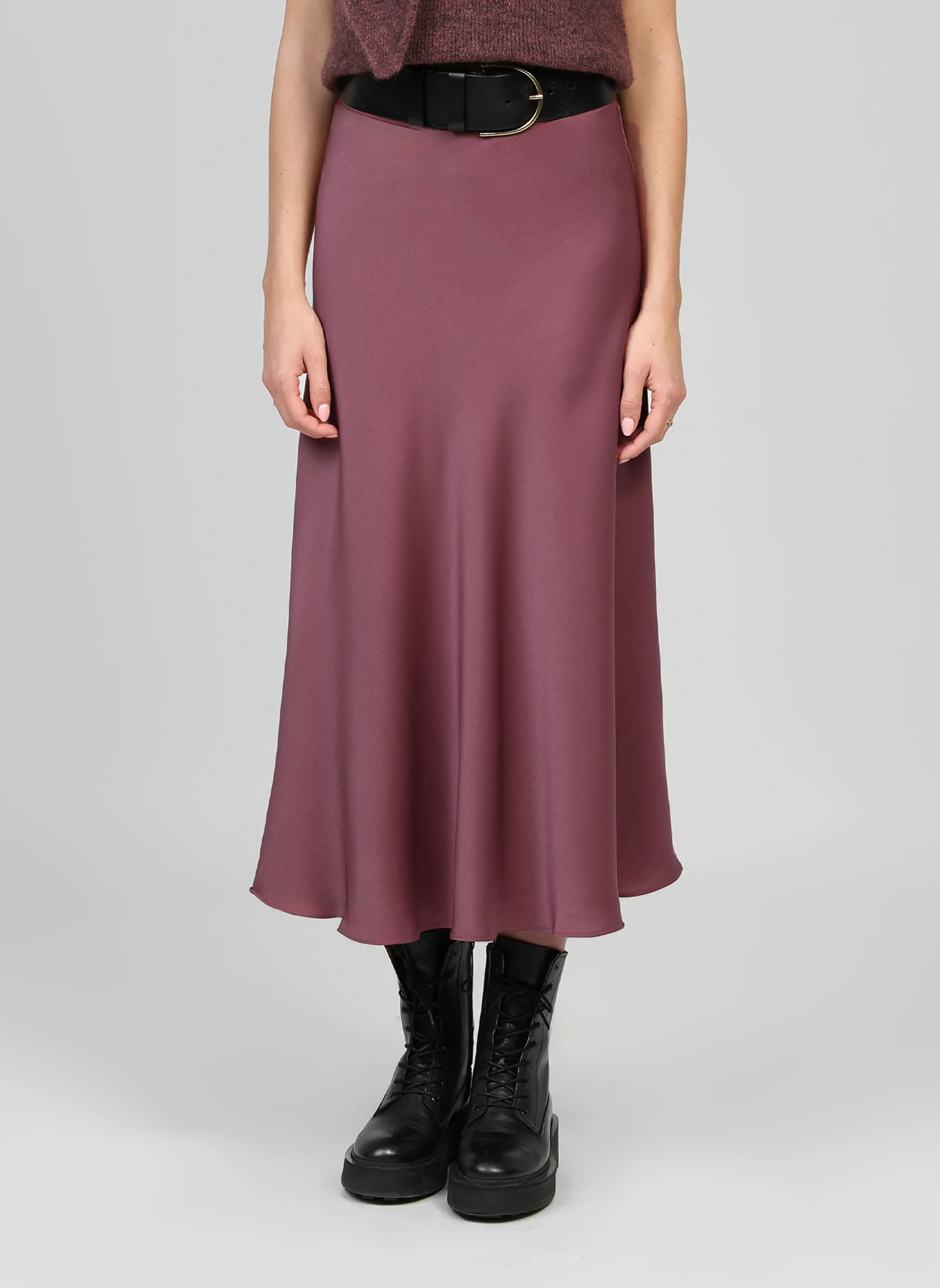 JUPE MIDI JANIALA rose - Image 2
