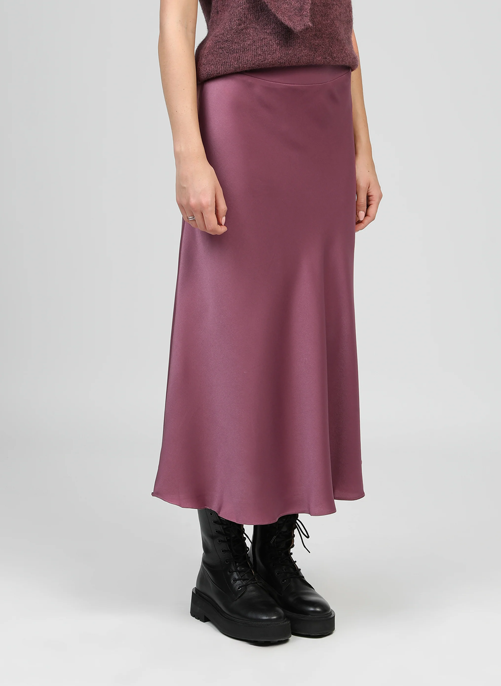 JUPE MIDI JANIALA rose - Image 4