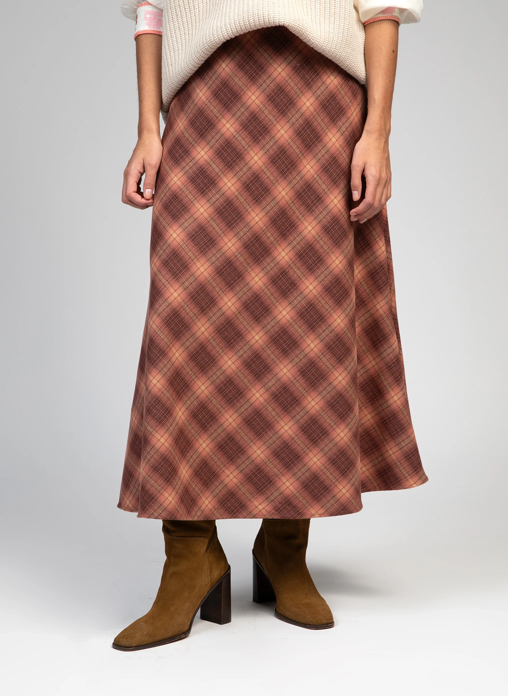 JUPE MIDI JANIAMA blush - Image 2