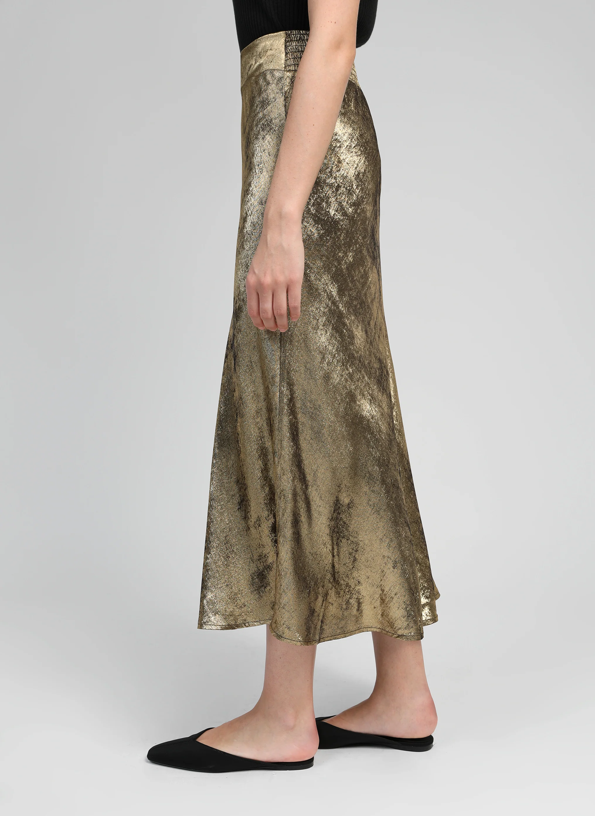 JUPE MIDI JANYMA bronze - Image 4