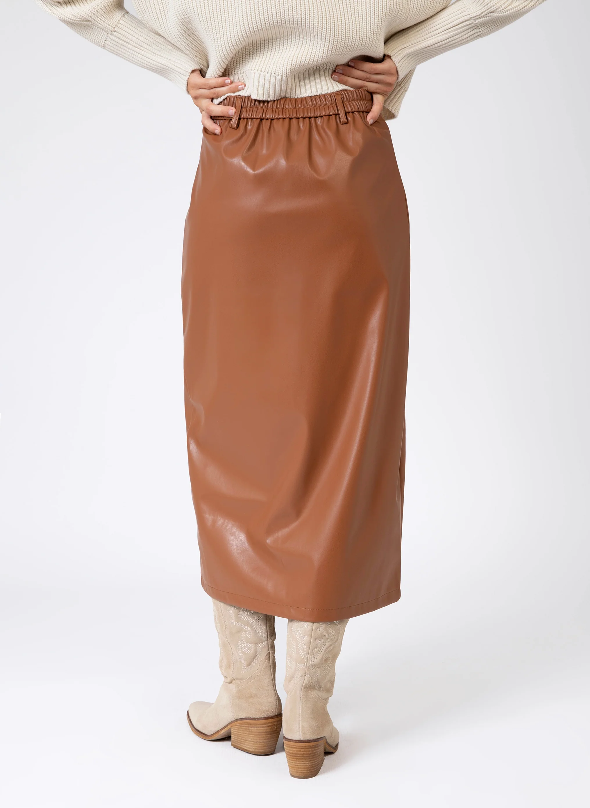 JUPE MIDI JULINA camel - Image 6