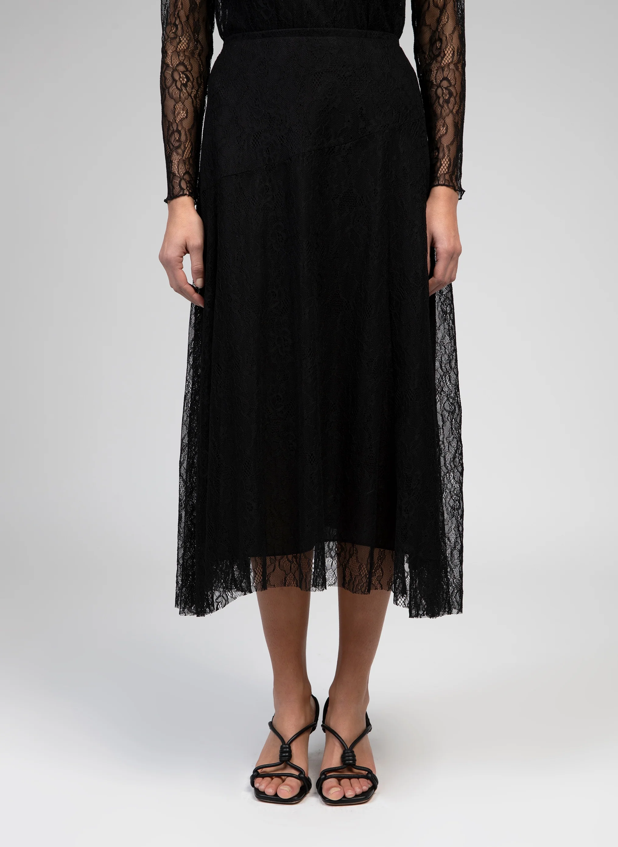 JUPE MIDI JUNIEN noir - Image 2