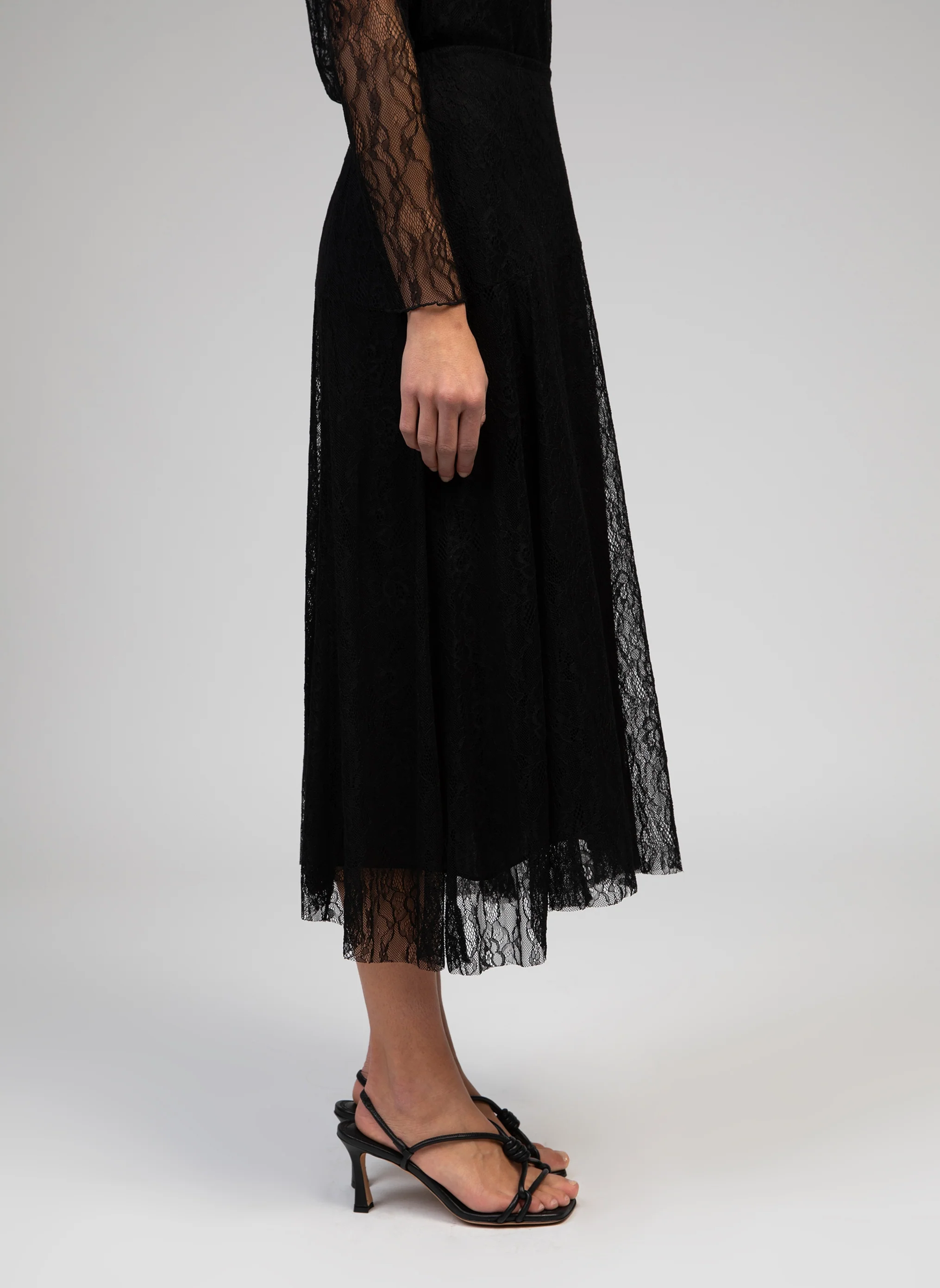 JUPE MIDI JUNIEN noir - Image 4