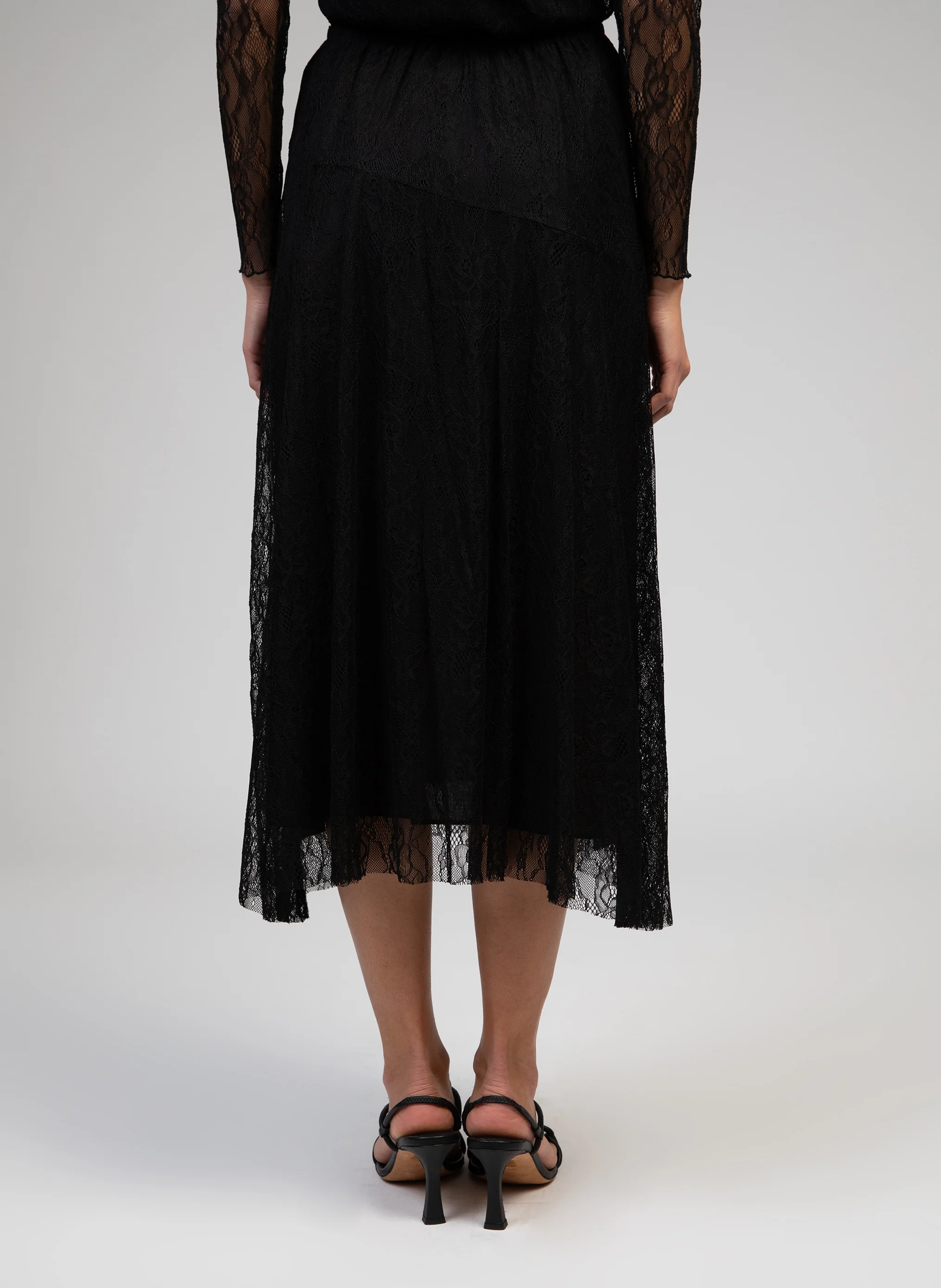JUPE MIDI JUNIEN noir - Image 5