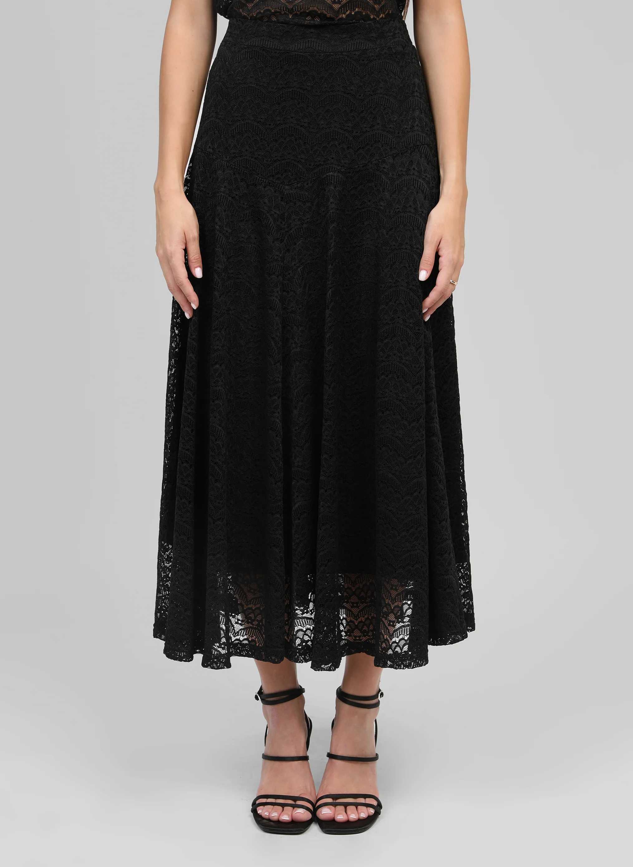 JUPE MIDI JUNILA noir - Image 3