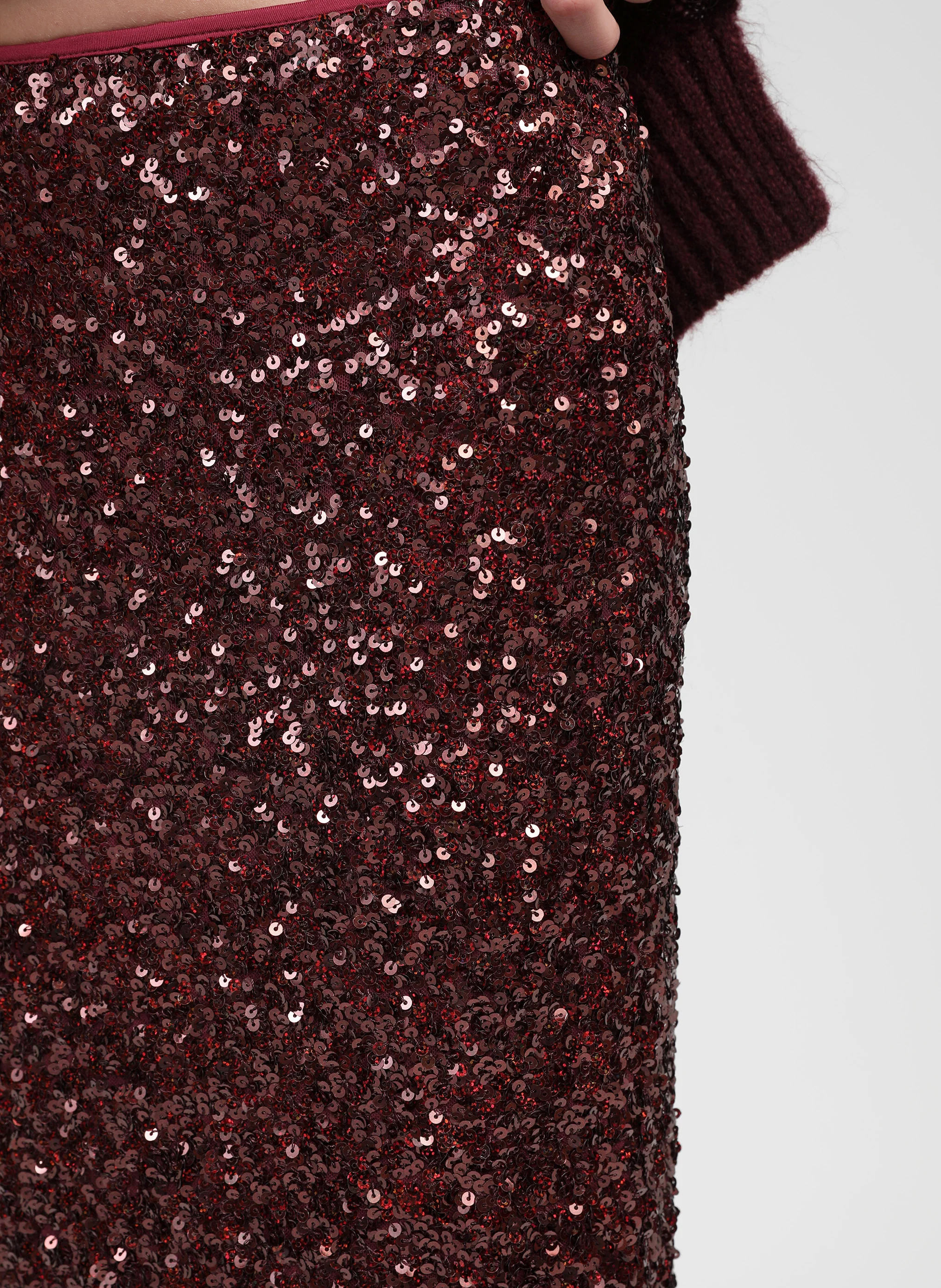 JUPE MIDI JURYFA wine - Image 4