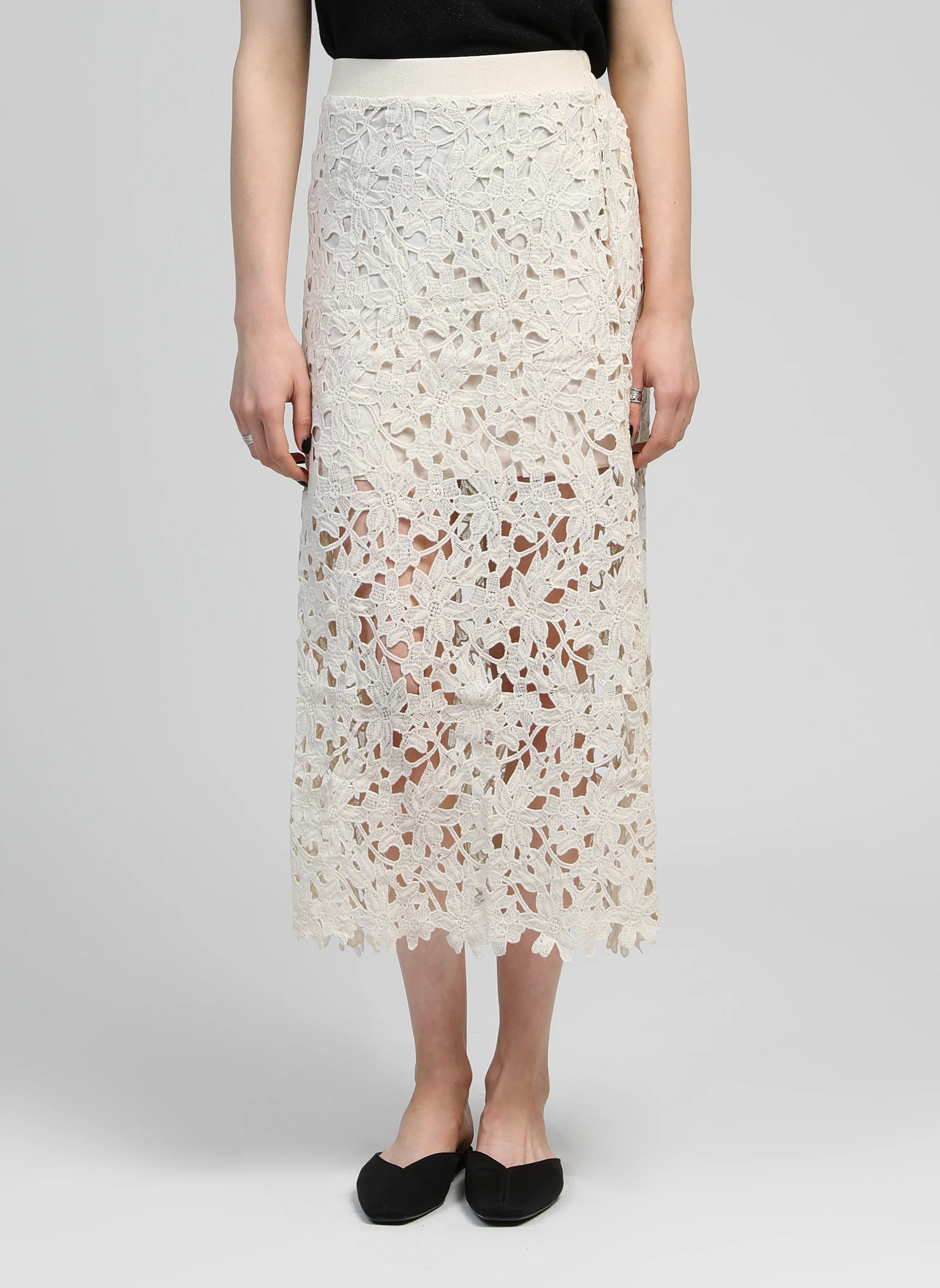 JUPE MIDI JUVY lin - Image 3