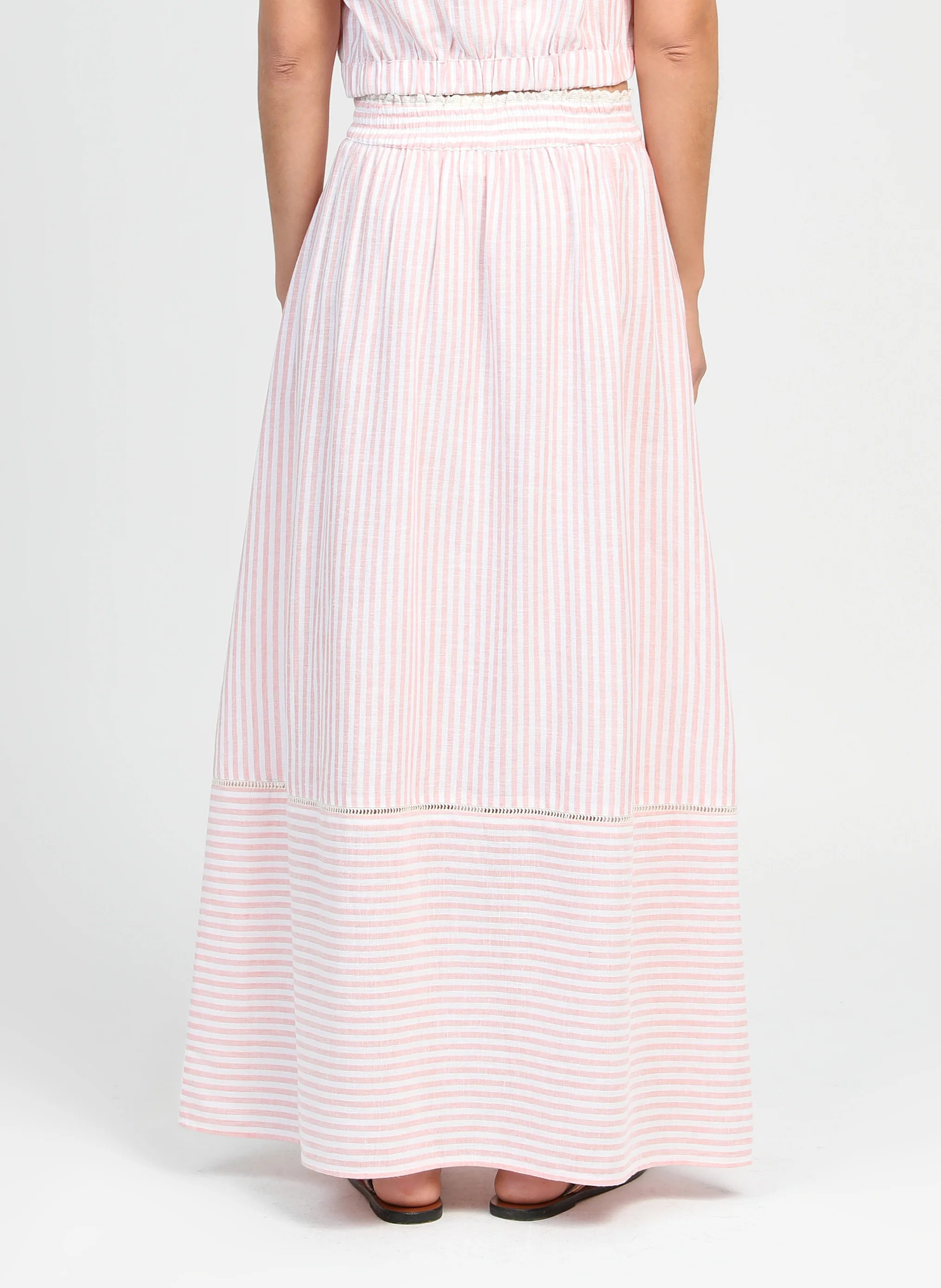 JUPE MIDI RALYTA corail - Image 5