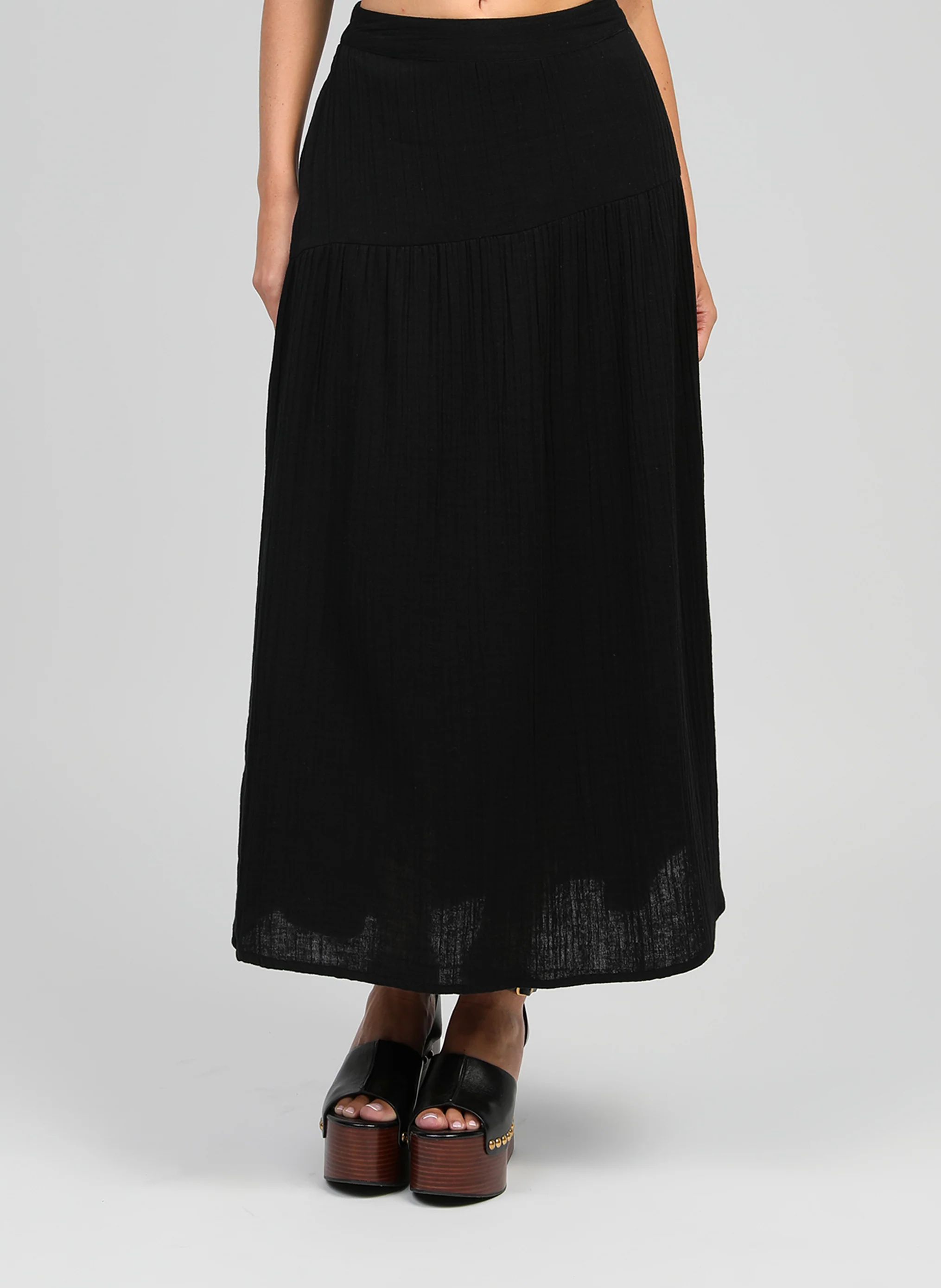 JUPE MIDI RITHA noir - Image 3
